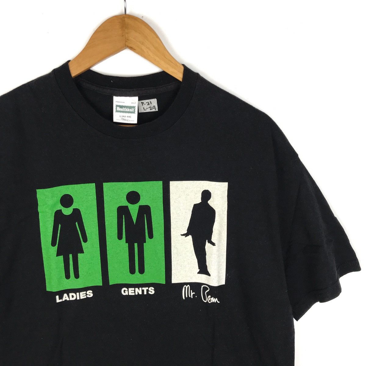 Vintage Vintage 90s Mr Bean Movie Promo Tee Size US L / EU 52-54 / 3 - 3 Thumbnail
