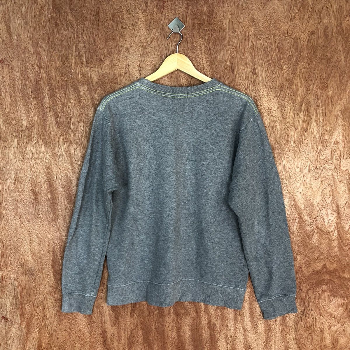 Japanese Brand DLL Blue Cross Extreme Grey skull Sweatshirt #2062 Size M / US 6-8 / IT 42-44 - 13 Thumbnail