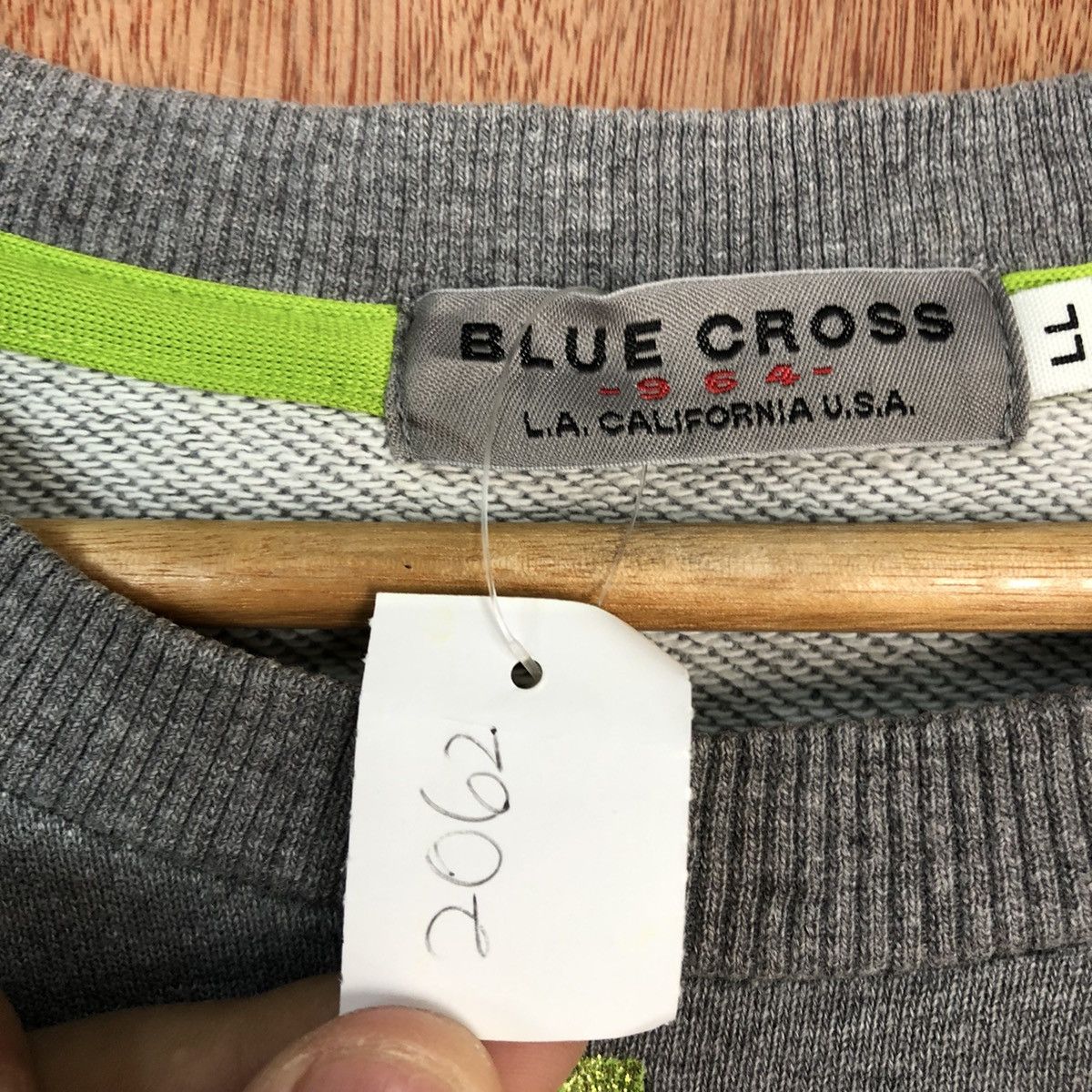 Japanese Brand DLL Blue Cross Extreme Grey skull Sweatshirt #2062 Size M / US 6-8 / IT 42-44 - 12 Thumbnail