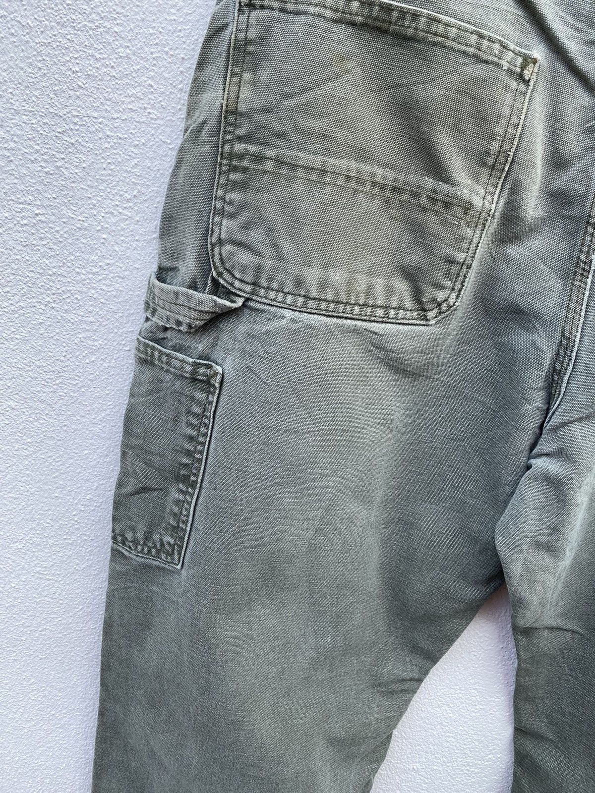 Carhartt × Vintage Vintage Carhartt Dungaree carpenter canvas cargo pants Size US 33 - 13 Thumbnail