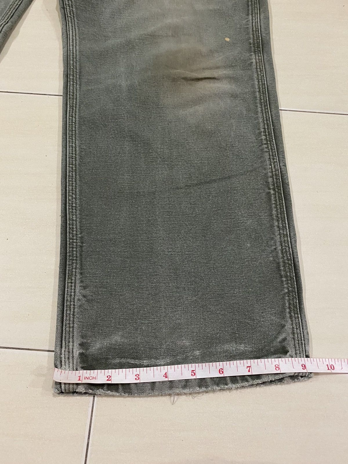 Carhartt × Vintage Vintage Carhartt Dungaree carpenter canvas cargo pants Size US 33 - 23 Thumbnail