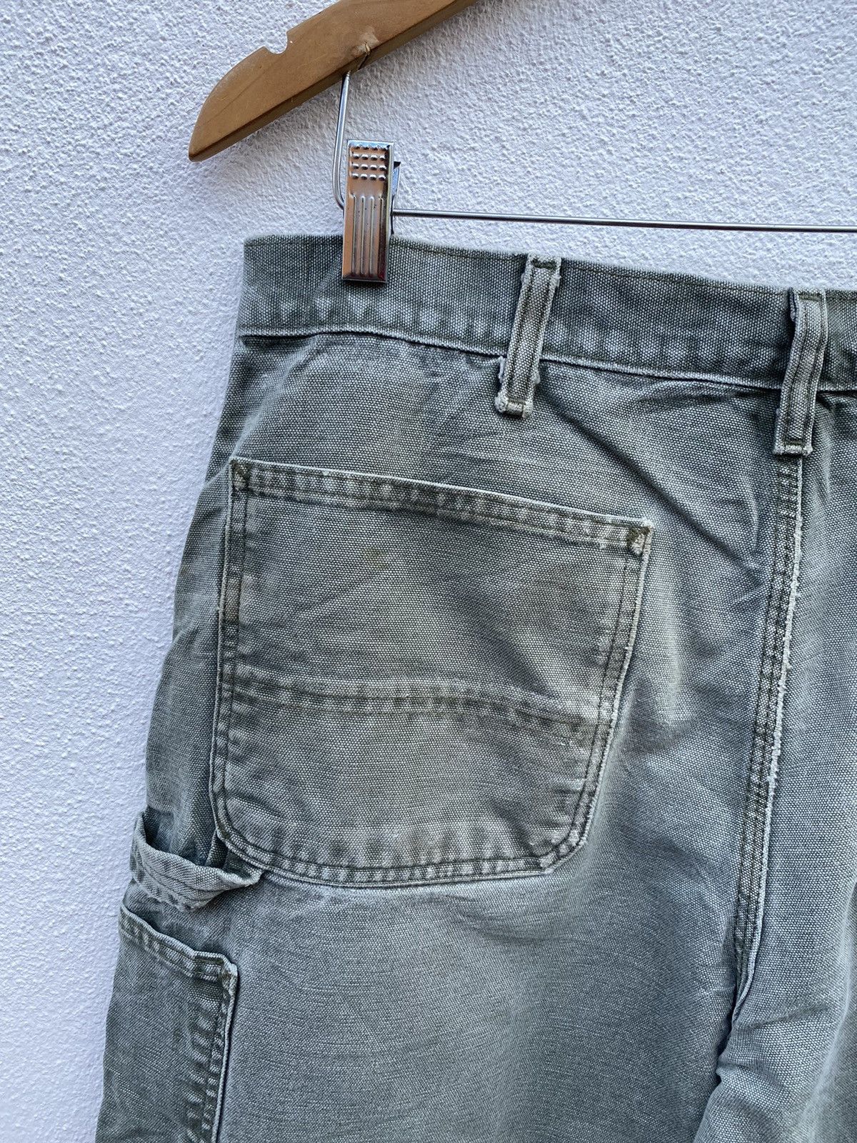 Carhartt × Vintage Vintage Carhartt Dungaree carpenter canvas cargo pants Size US 33 - 12 Thumbnail