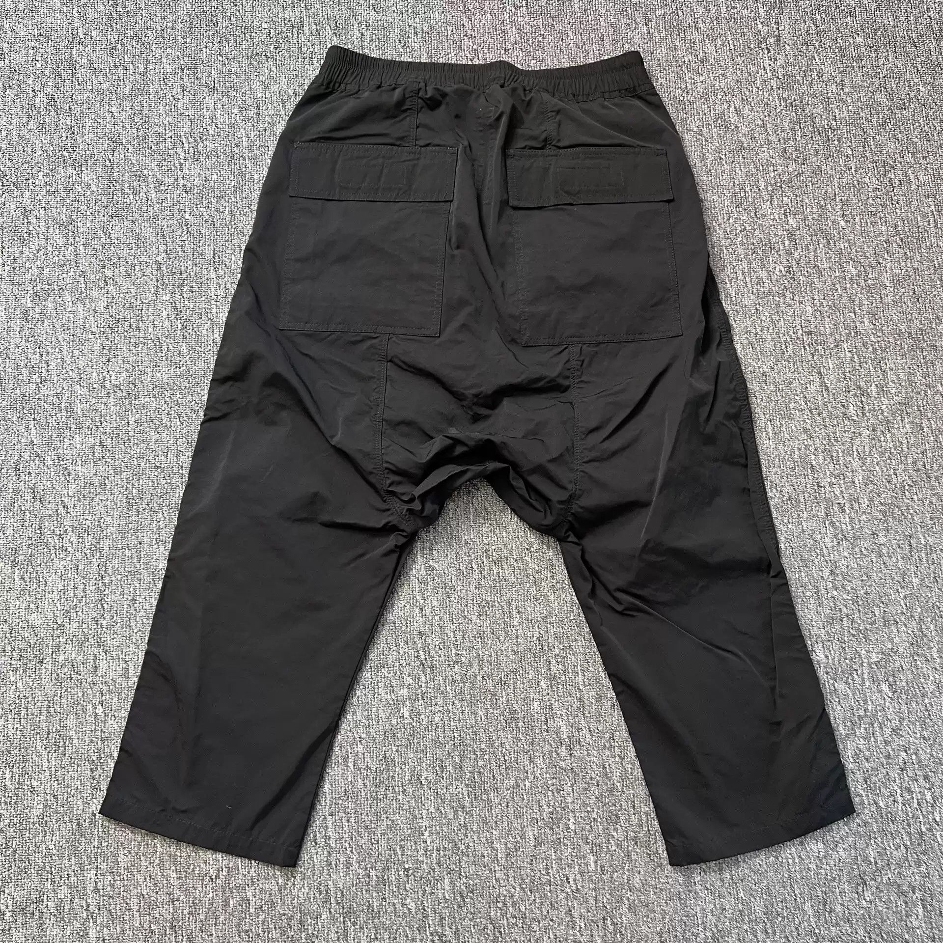 Rick Owens Rick Owens black cropped pants Size US 34 / EU 50 - 2 Thumbnail