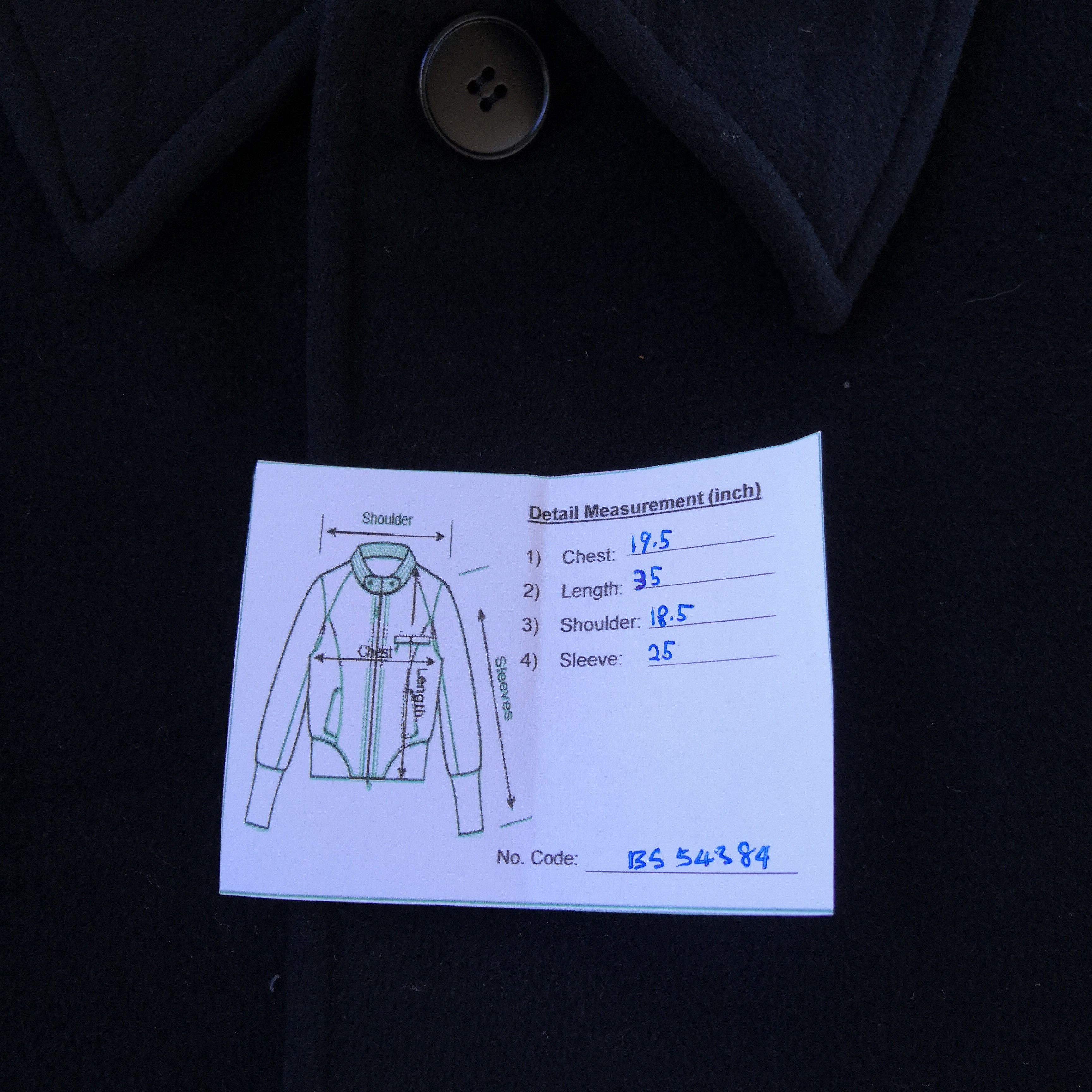 Vintage × agnes b. Vintage 90s Agnes B Jacket Wool Jacket Designer Jackets Size XS / US 0-2 / IT 36-38 - 8 Thumbnail