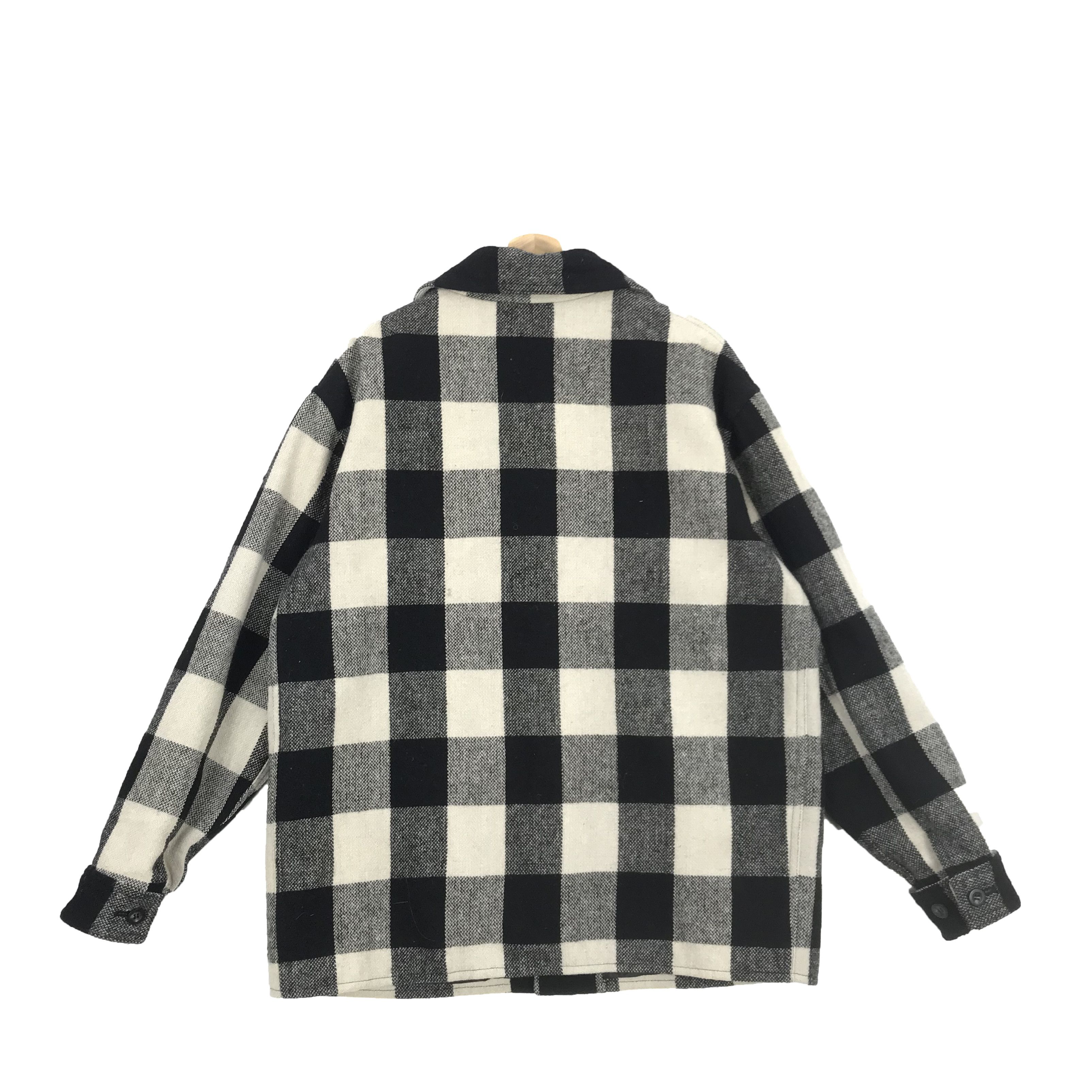 Japanese Brand × Vintage Vintage RDS Wool Jacket Flannel Checkered Jacket Size US XL / EU 56 / 4 - 2 Thumbnail