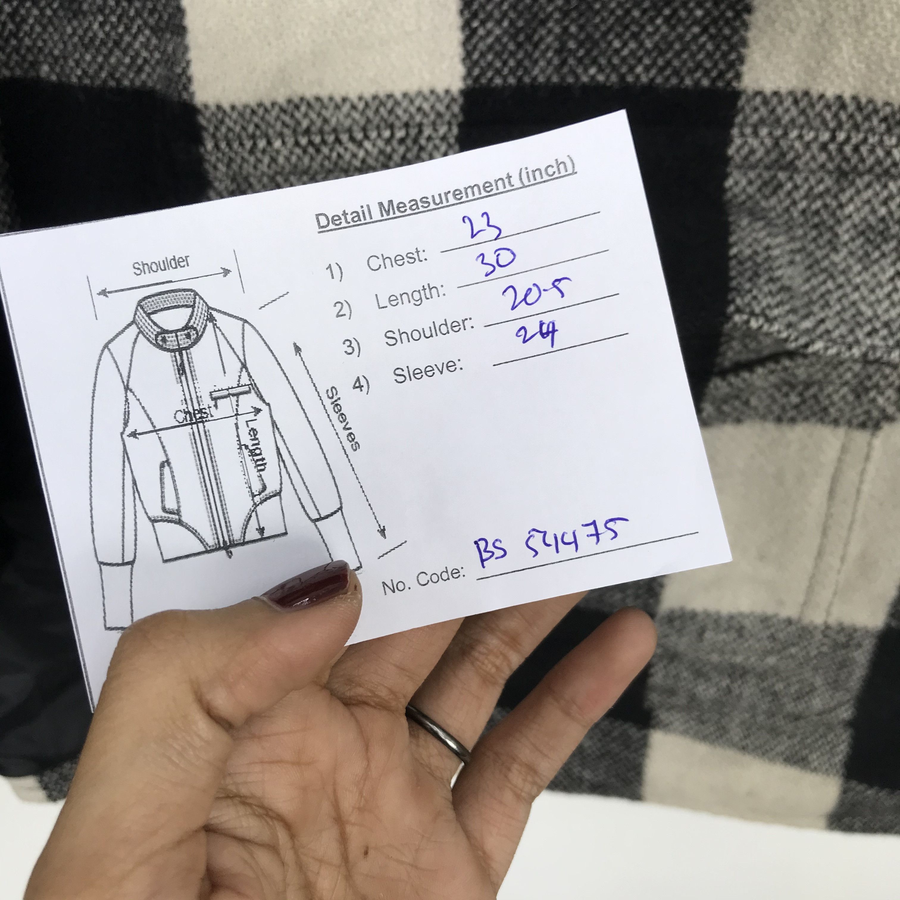 Japanese Brand × Vintage Vintage RDS Wool Jacket Flannel Checkered Jacket Size US XL / EU 56 / 4 - 9 Thumbnail