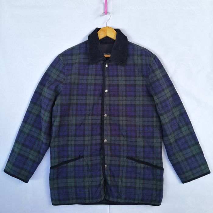 Vintage Vintage Brooks Brothers Chore Jacket Checkered Blue Jacket ...