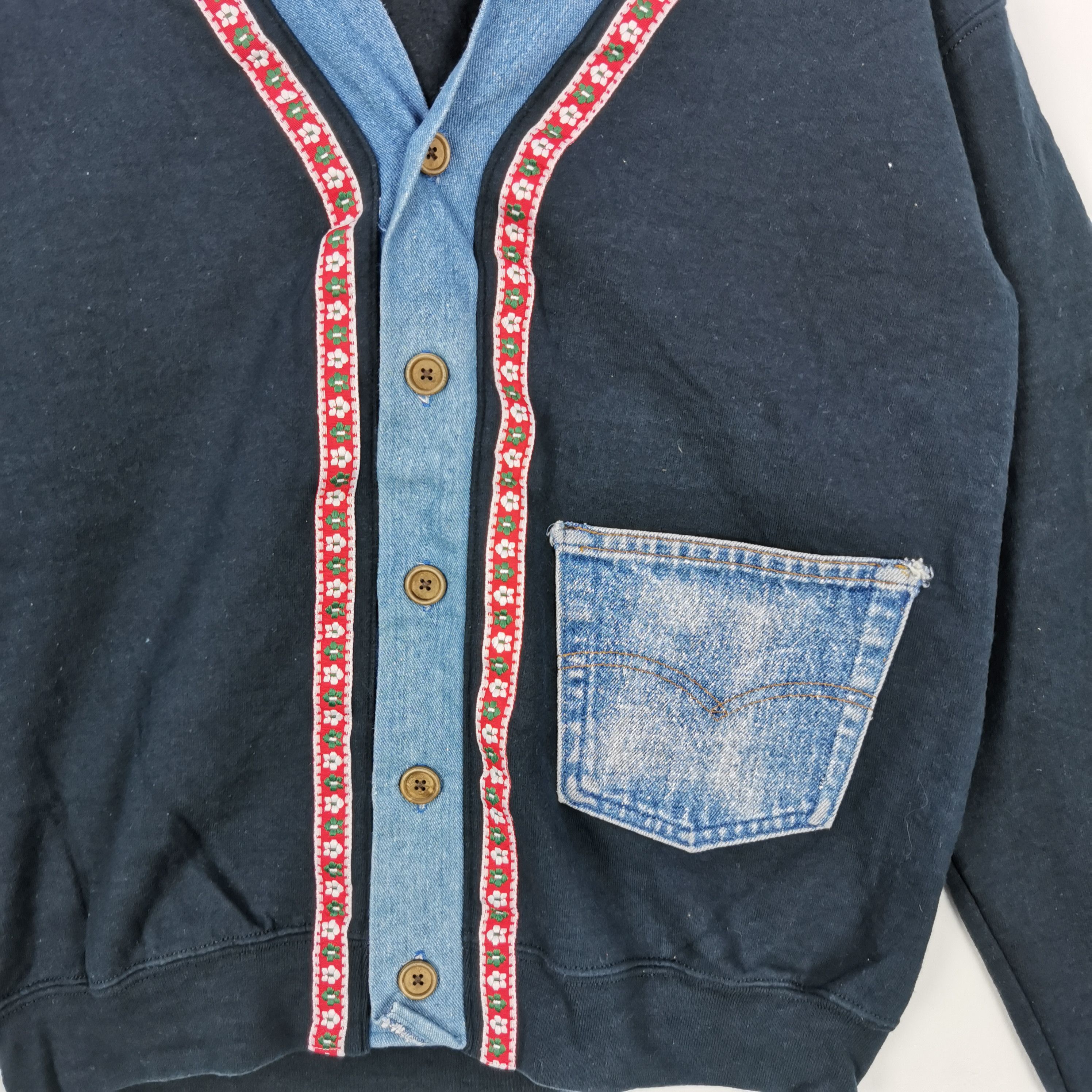 Japanese Brand × Native Vintage Bohemian Hippie Hoodie Sweater Sweatshirt BS18975. Size US M / EU 48-50 / 2 - 4 Thumbnail