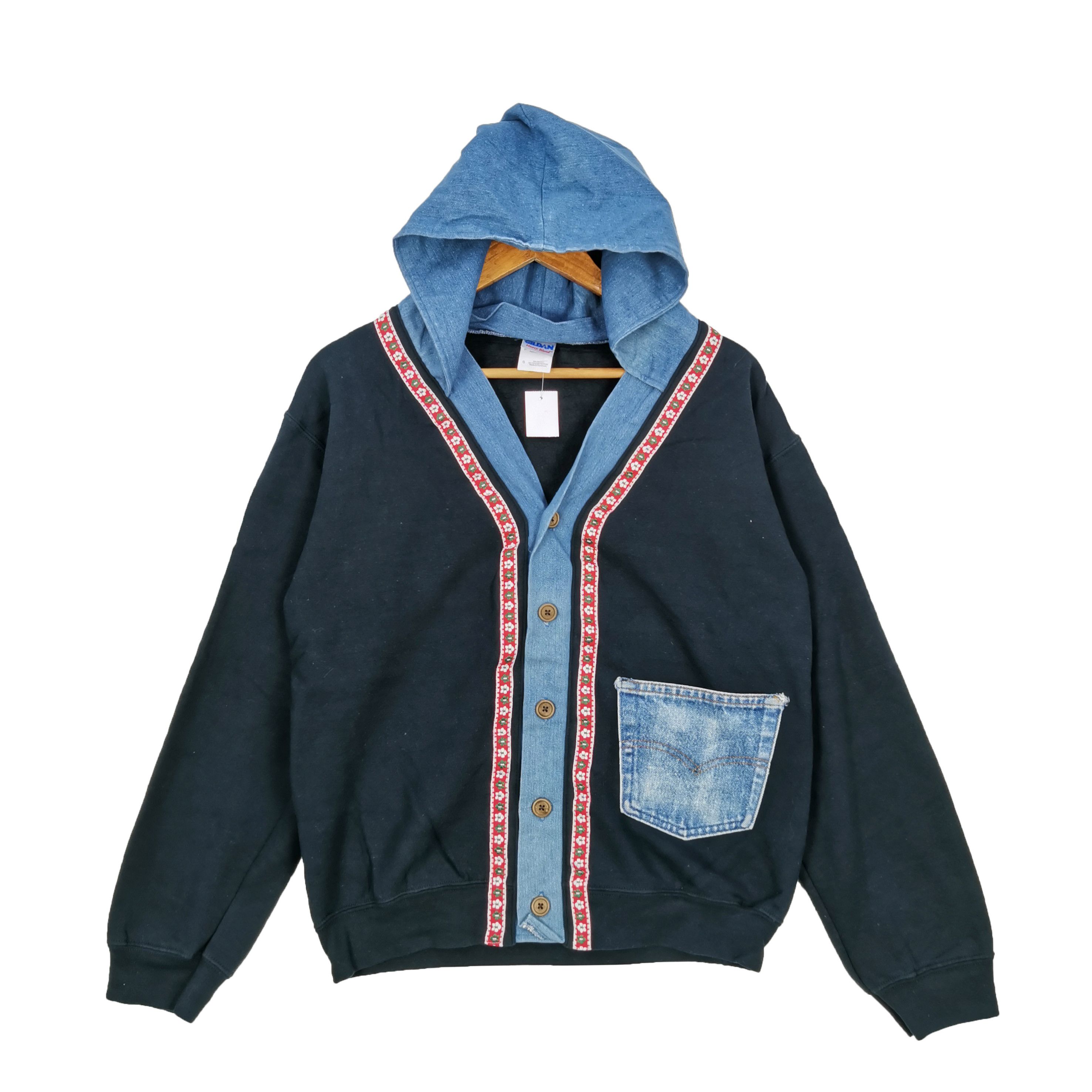 Japanese Brand × Native Vintage Bohemian Hippie Hoodie Sweater Sweatshirt BS18975. Size US M / EU 48-50 / 2 - 1 Thumbnail