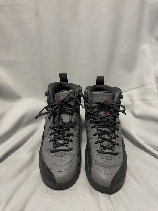 Nike Jordan 12 Wolf Grey Vivid Pink 6Y/7.5Women | Grailed