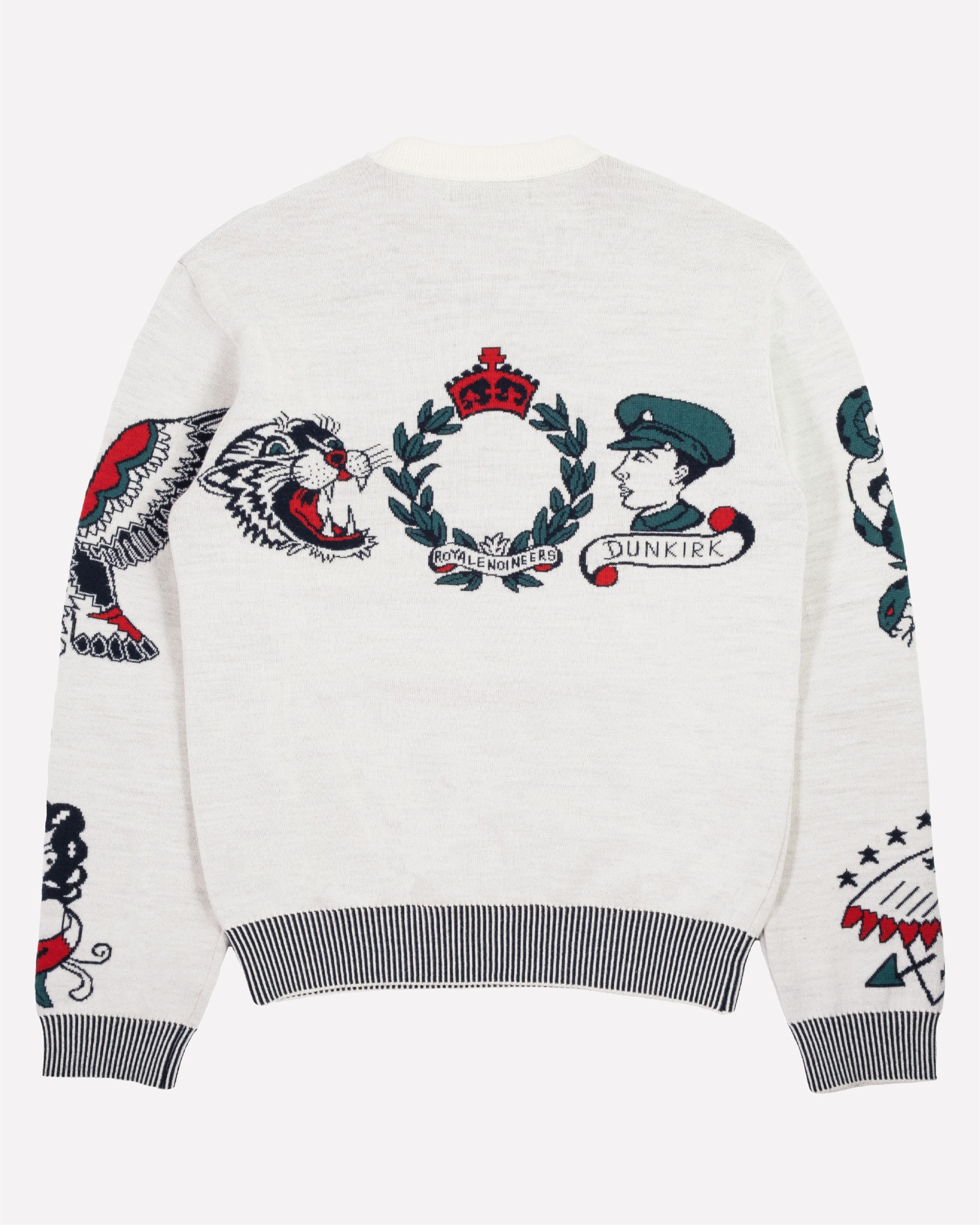 Yohji Yamamoto Yohji Yamamoto "Tattoo" Intarsia Sweater - AW03 Size US L / EU 52-54 / 3 - 2 Thumbnail