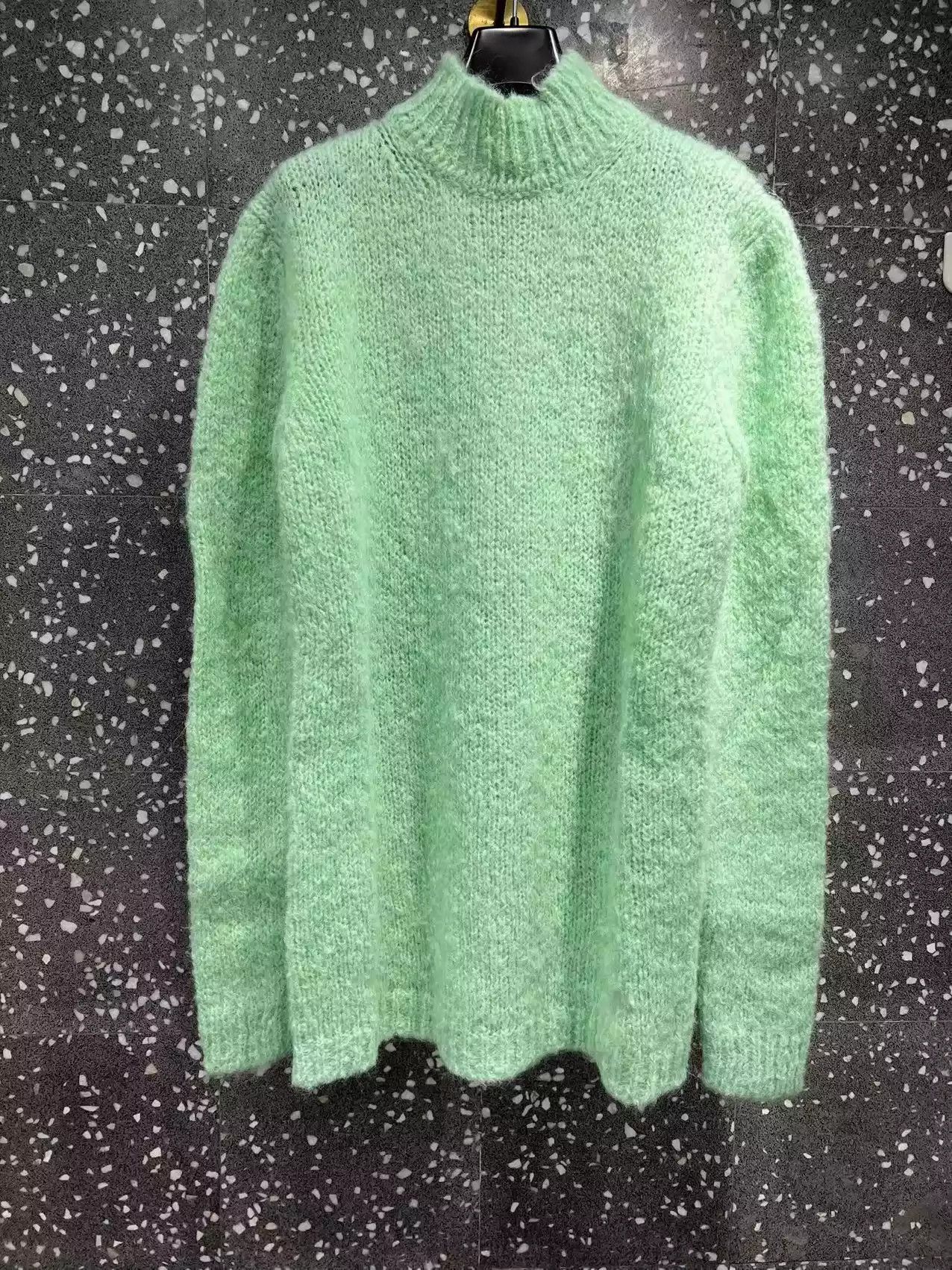 Rick Owens FW22 SOLID CREWNECK PULLOVER LONG-SLEEVED SWEATER Size US L / EU 52-54 / 3 - 1 Thumbnail