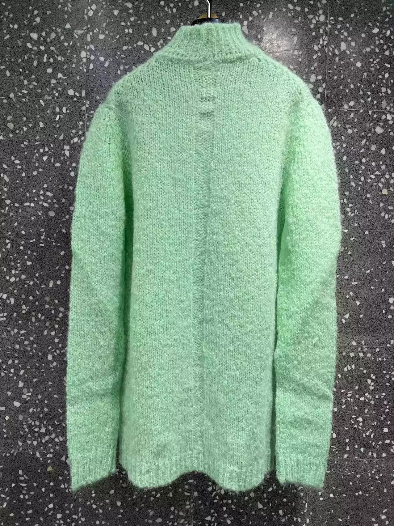 Rick Owens FW22 SOLID CREWNECK PULLOVER LONG-SLEEVED SWEATER Size US L / EU 52-54 / 3 - 2 Thumbnail