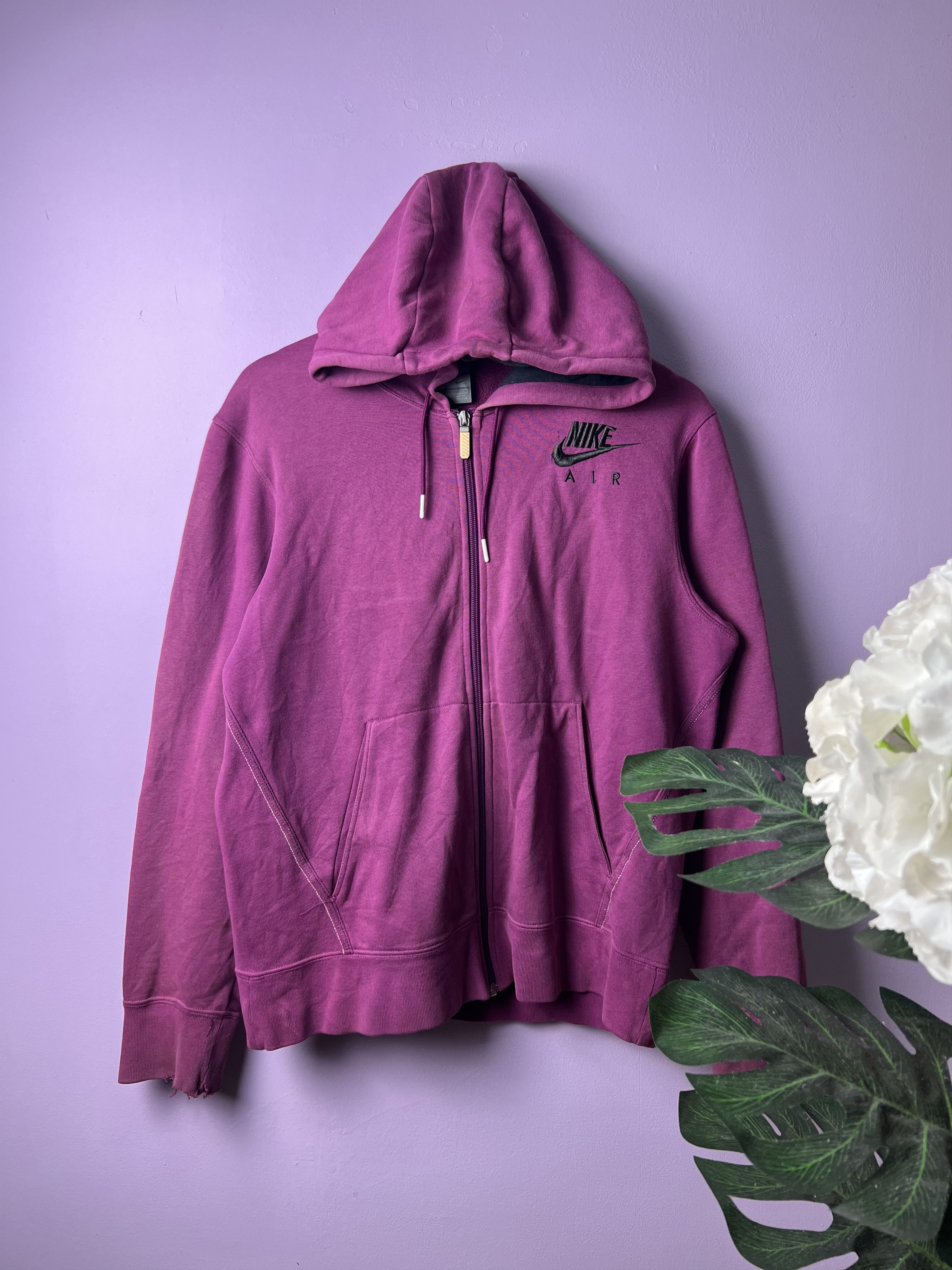 Nike 🔥Distressed Vintage Nike Airmax Pullover Hoodies Size US M / EU 48-50 / 2 - 1 Thumbnail