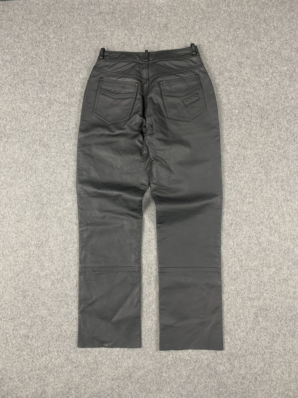 Leather IXS motorcycle fashion Genuine leather pants Size US 30 / EU 46 - 3 Thumbnail