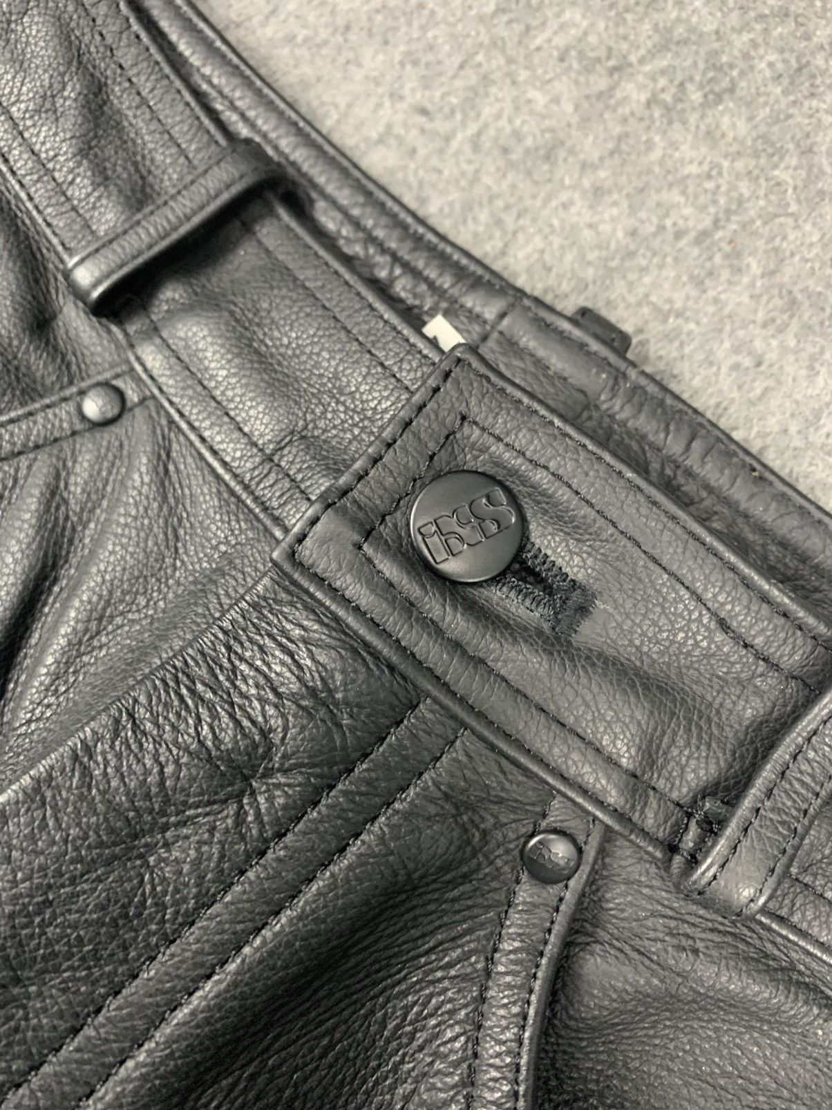 Leather IXS motorcycle fashion Genuine leather pants Size US 30 / EU 46 - 5 Thumbnail