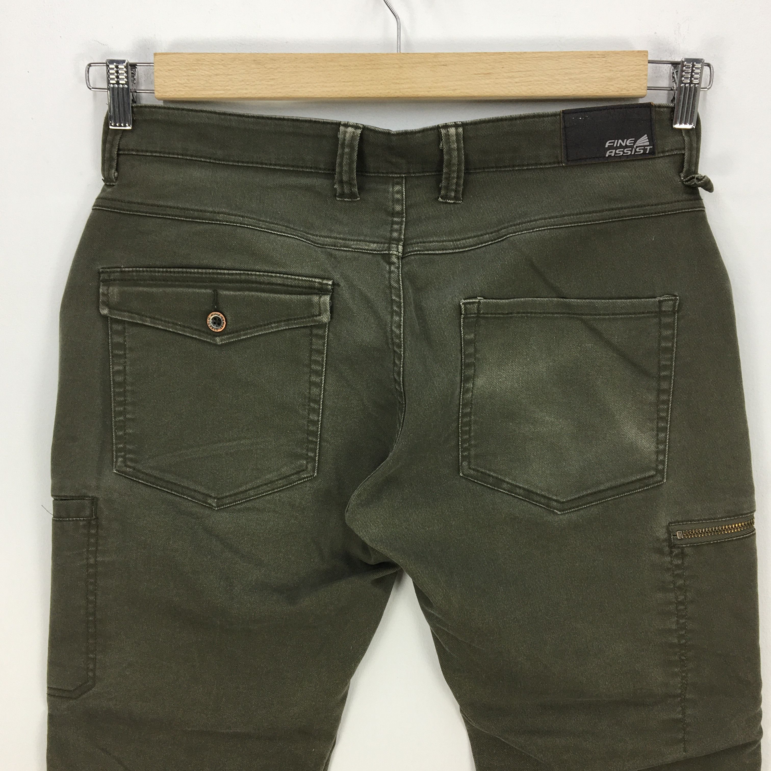 Japanese Brand × Vintage 90s Japanese Cargo Pants Multi Pocket Harajuku Trousers Size US 32 / EU 48 - 7 Thumbnail