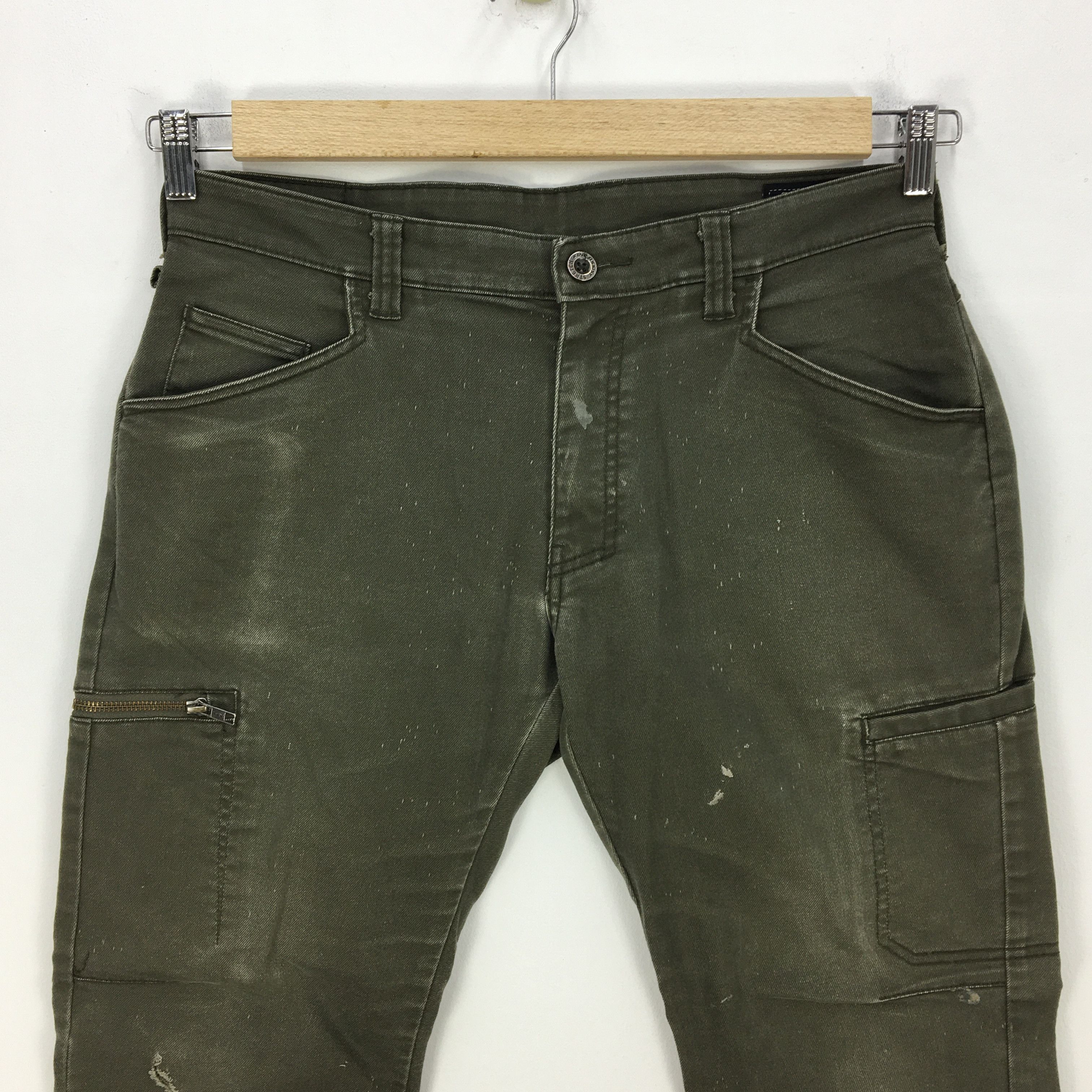 Japanese Brand × Vintage 90s Japanese Cargo Pants Multi Pocket Harajuku Trousers Size US 32 / EU 48 - 3 Thumbnail