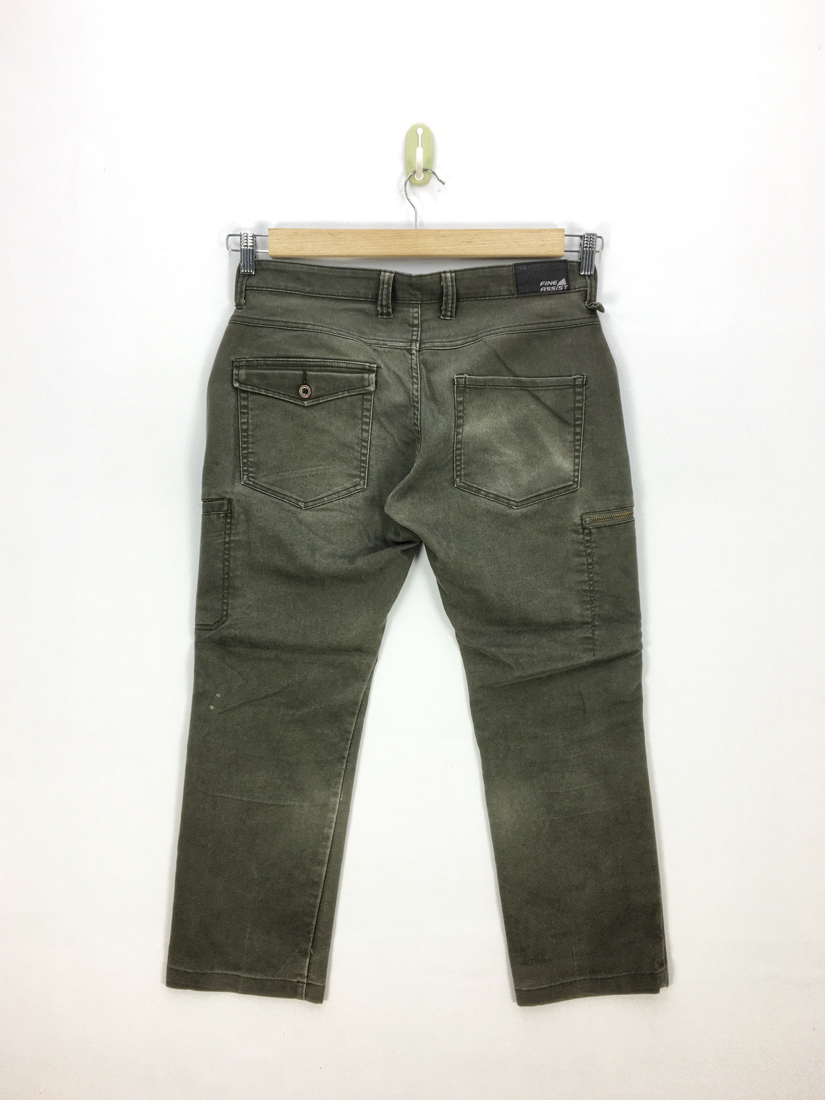 Japanese Brand × Vintage 90s Japanese Cargo Pants Multi Pocket Harajuku Trousers Size US 32 / EU 48 - 2 Thumbnail