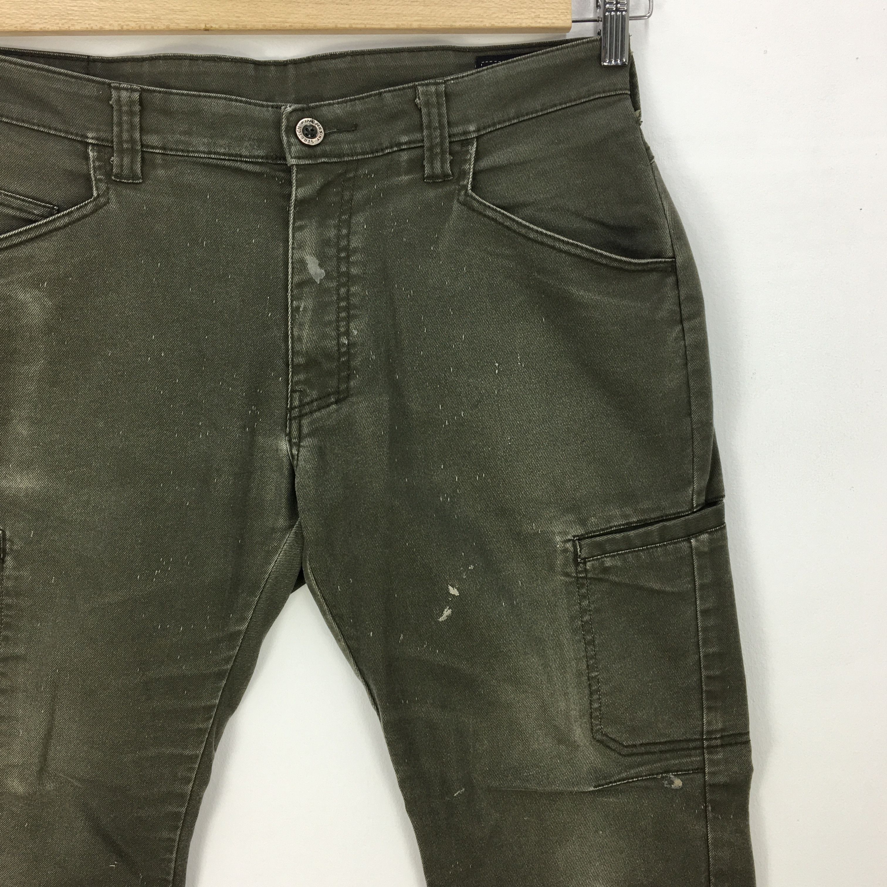 Japanese Brand × Vintage 90s Japanese Cargo Pants Multi Pocket Harajuku Trousers Size US 32 / EU 48 - 4 Thumbnail
