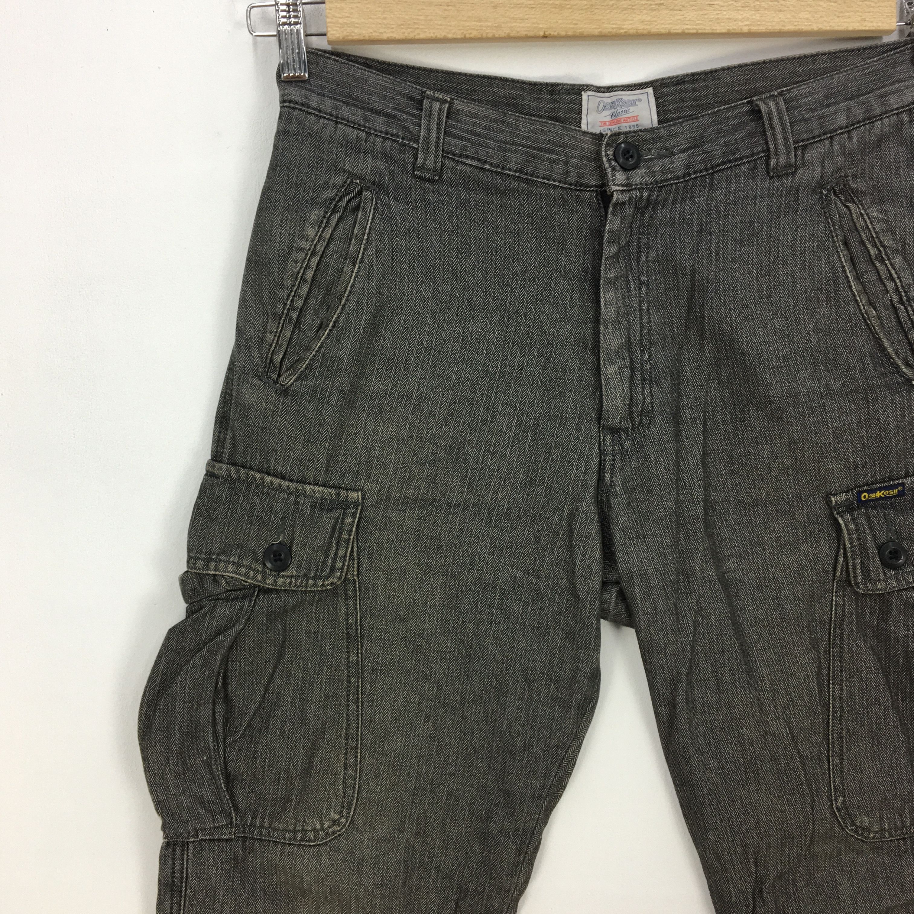 Japanese Brand × Vintage Vintage Oshkosh Cargo Pants Multi Pocket Harajuku Trousers Size US 32 / EU 48 - 4 Thumbnail