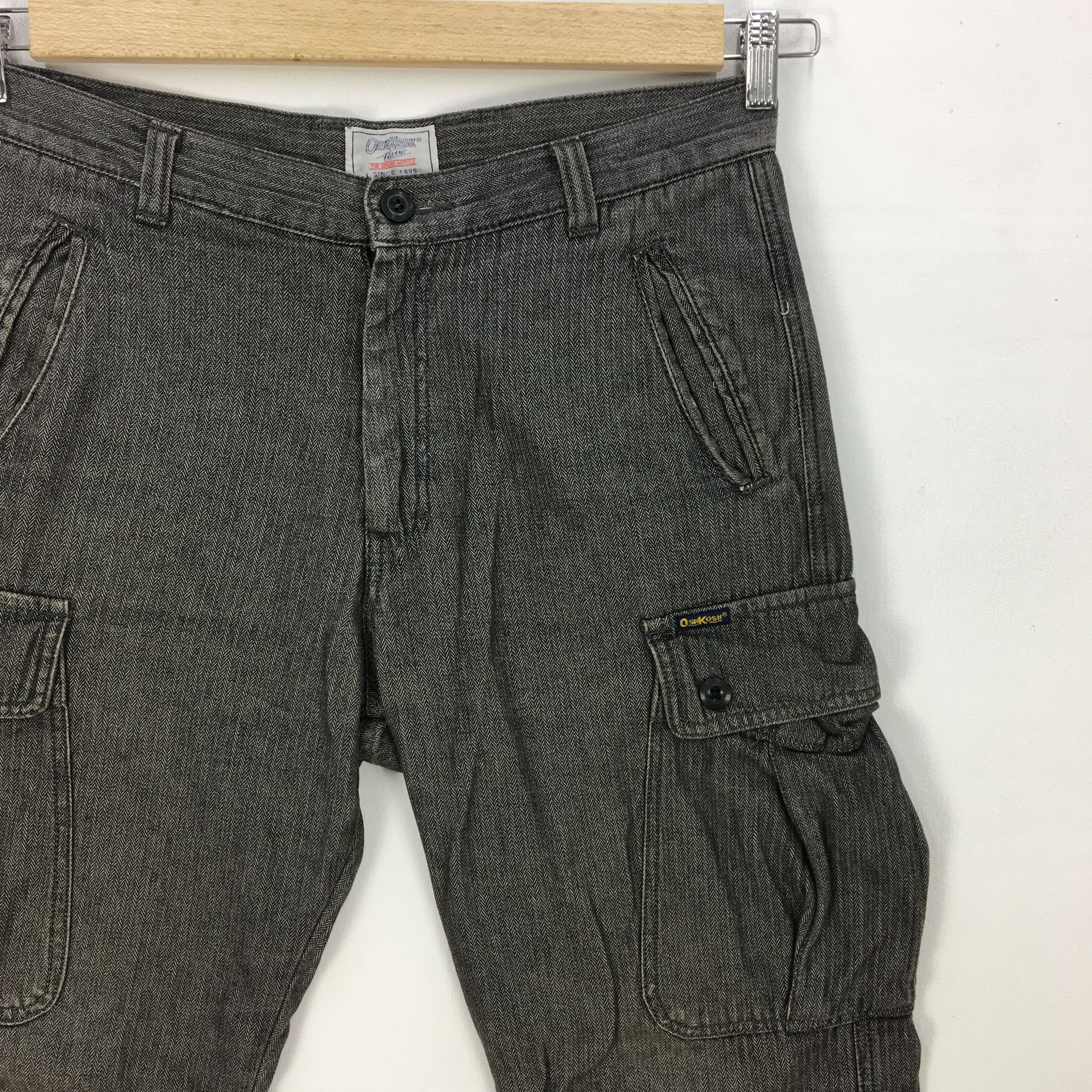 Japanese Brand × Vintage Vintage Oshkosh Cargo Pants Multi Pocket Harajuku Trousers Size US 32 / EU 48 - 6 Thumbnail