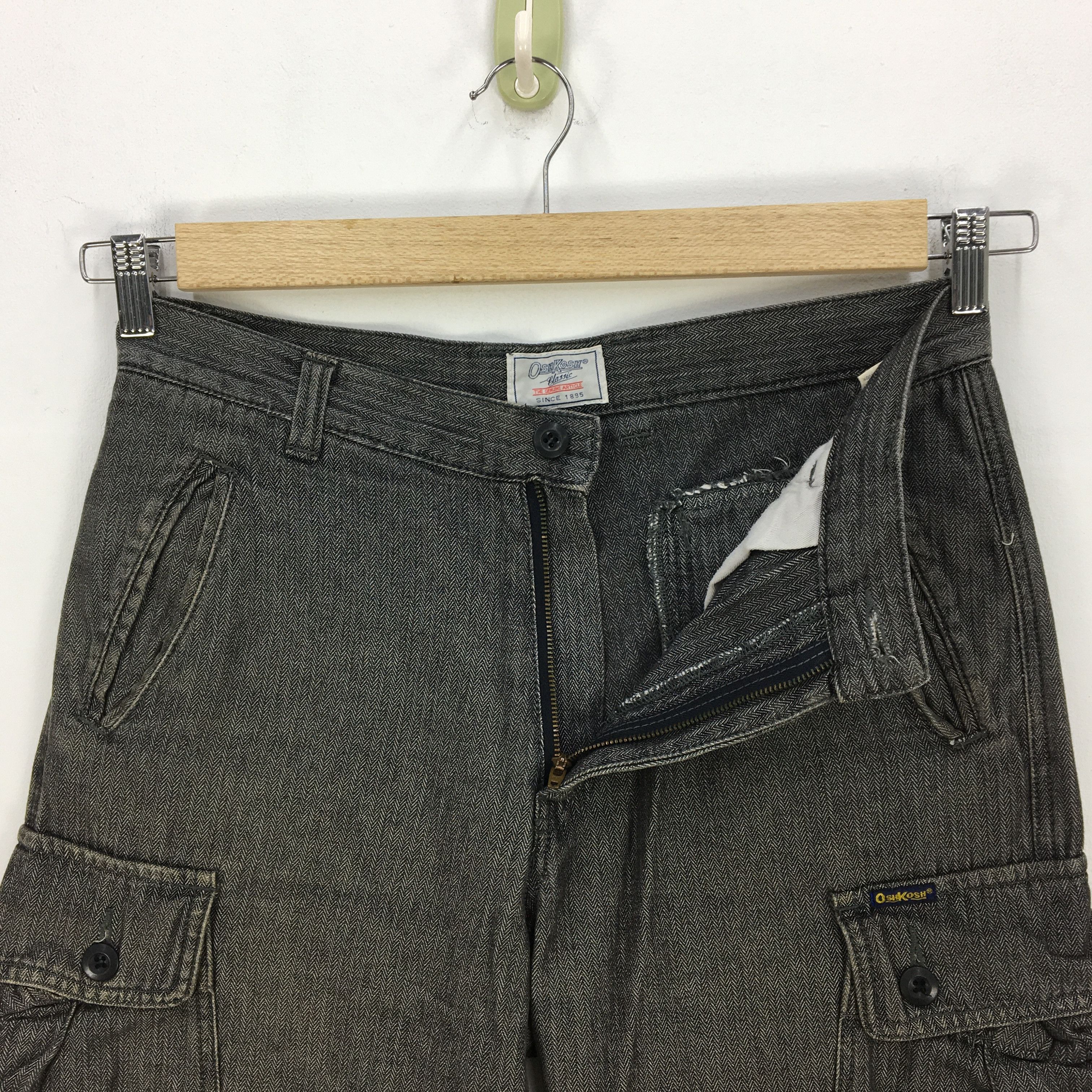 Japanese Brand × Vintage Vintage Oshkosh Cargo Pants Multi Pocket Harajuku Trousers Size US 32 / EU 48 - 9 Thumbnail