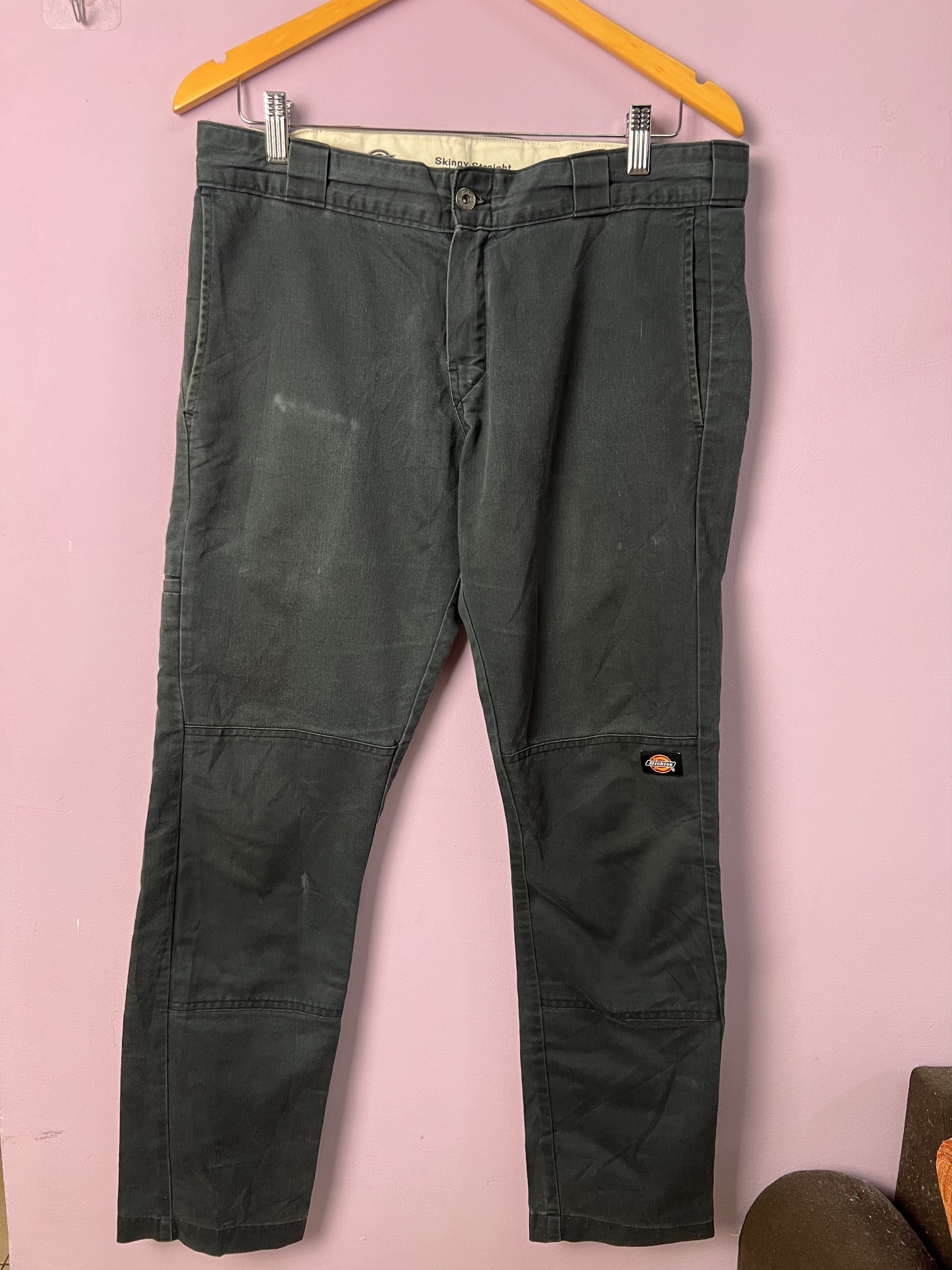 Dickies Dickies Skinny Straight Double Knee Work Pants | Grailed