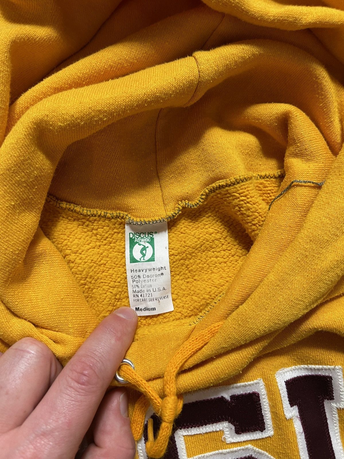 Vintage Vintage 80s Arizona State University ASU Hoodie TRUE VTG Size US S / EU 44-46 / 1 - 4 Thumbnail