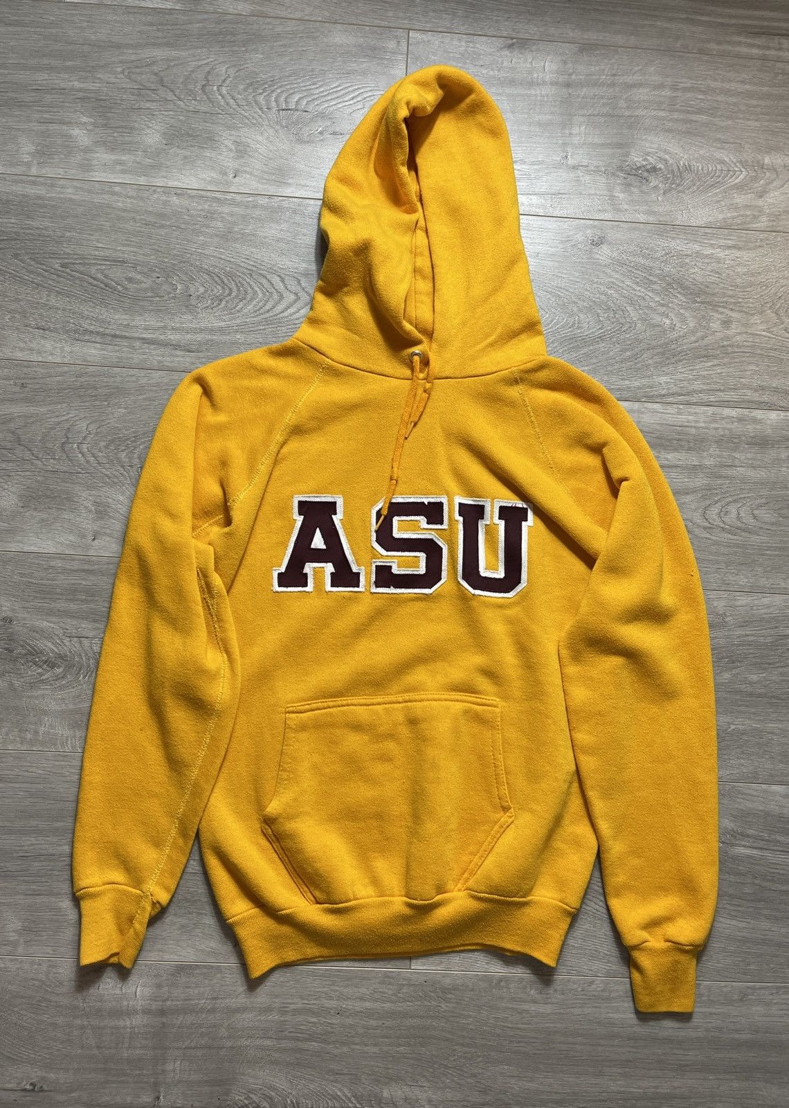 Vintage Vintage 80s Arizona State University ASU Hoodie TRUE VTG Size US S / EU 44-46 / 1 - 1 Thumbnail