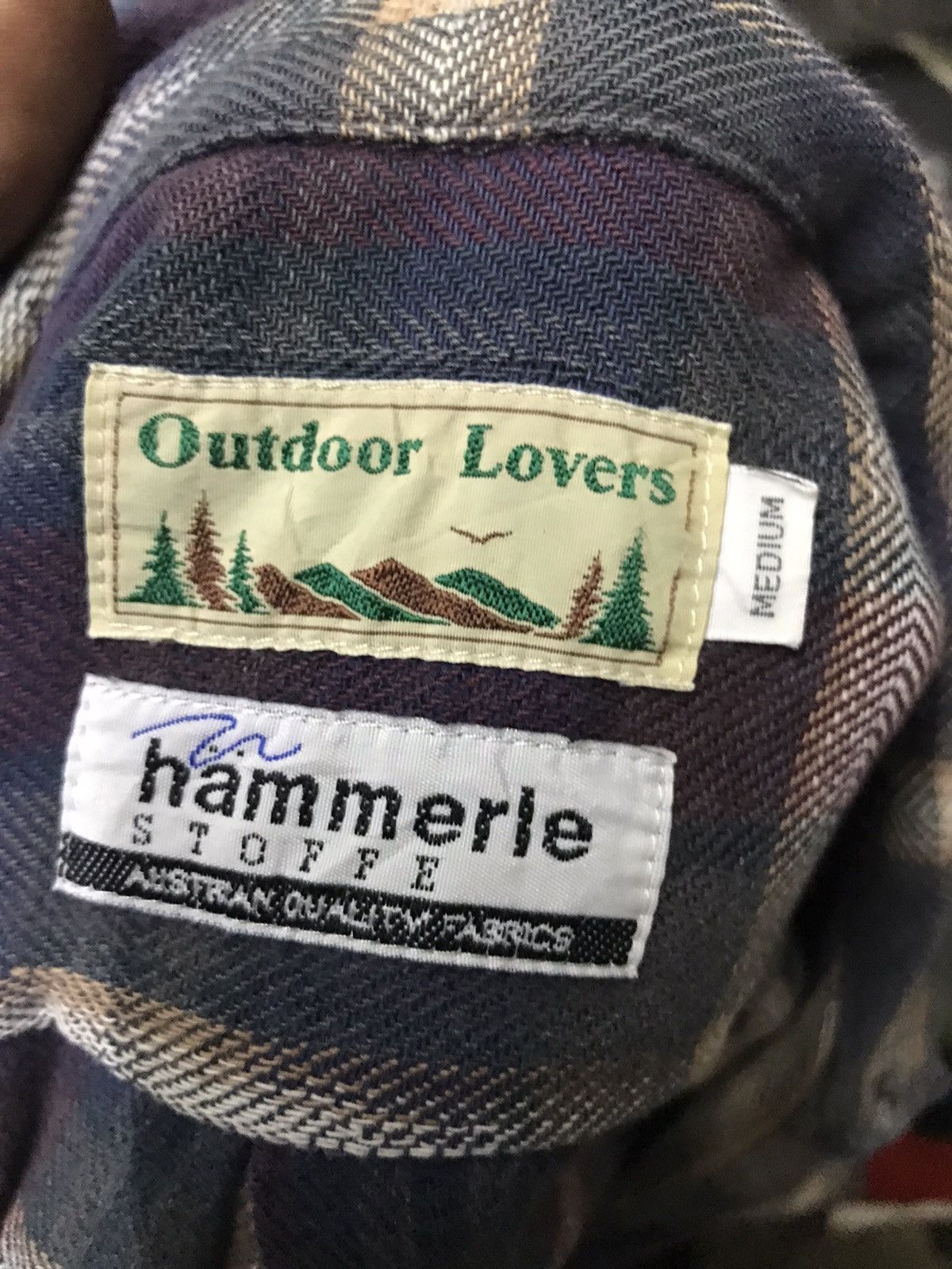 Flannel × Japanese Brand Outdoor lovers flannel shirt Size US M / EU 48-50 / 2 - 3 Thumbnail