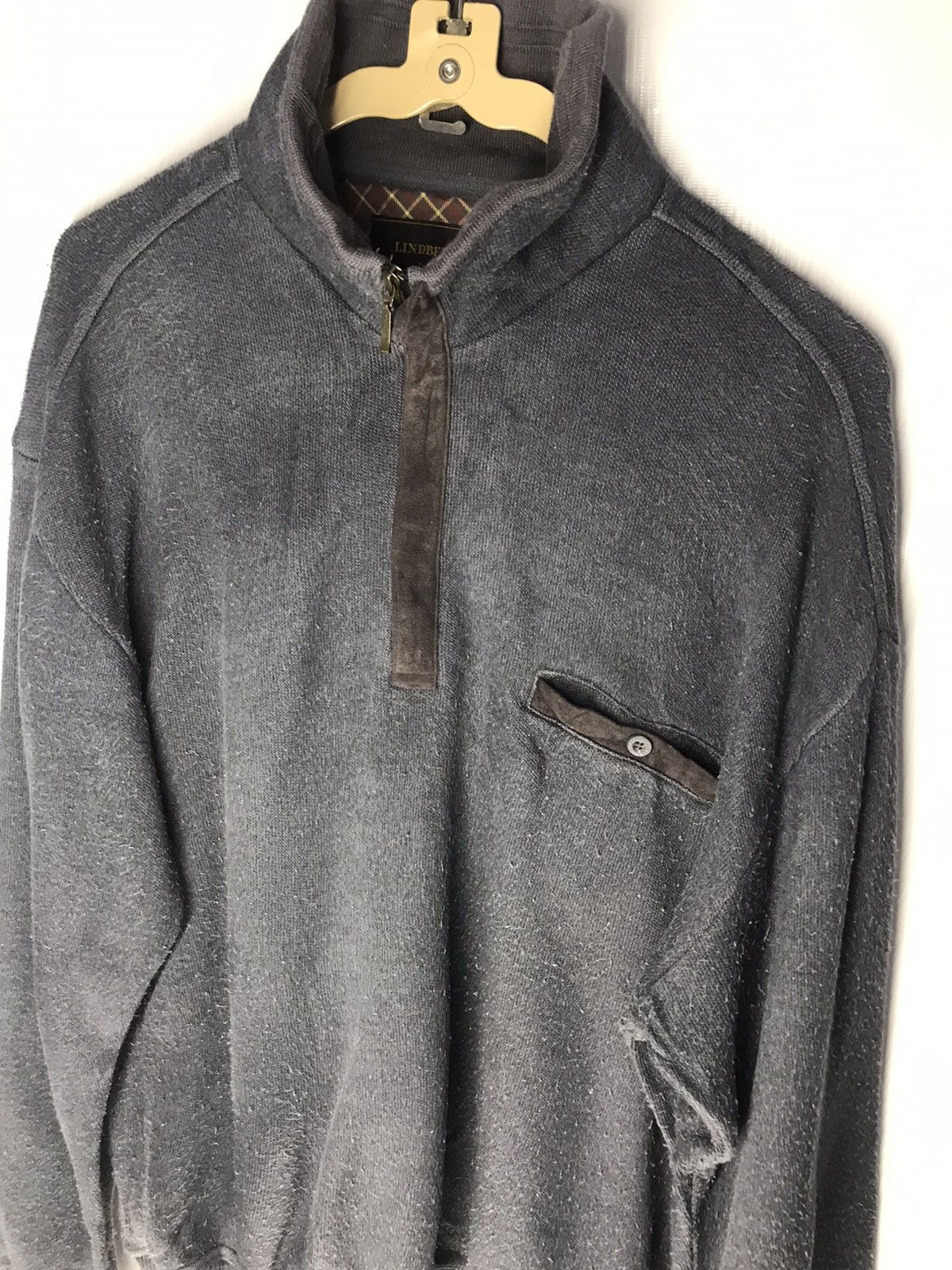 Japanese Brand × Lindbergh Lindbergh half zipper sweatshirt Size US L / EU 52-54 / 3 - 4 Thumbnail
