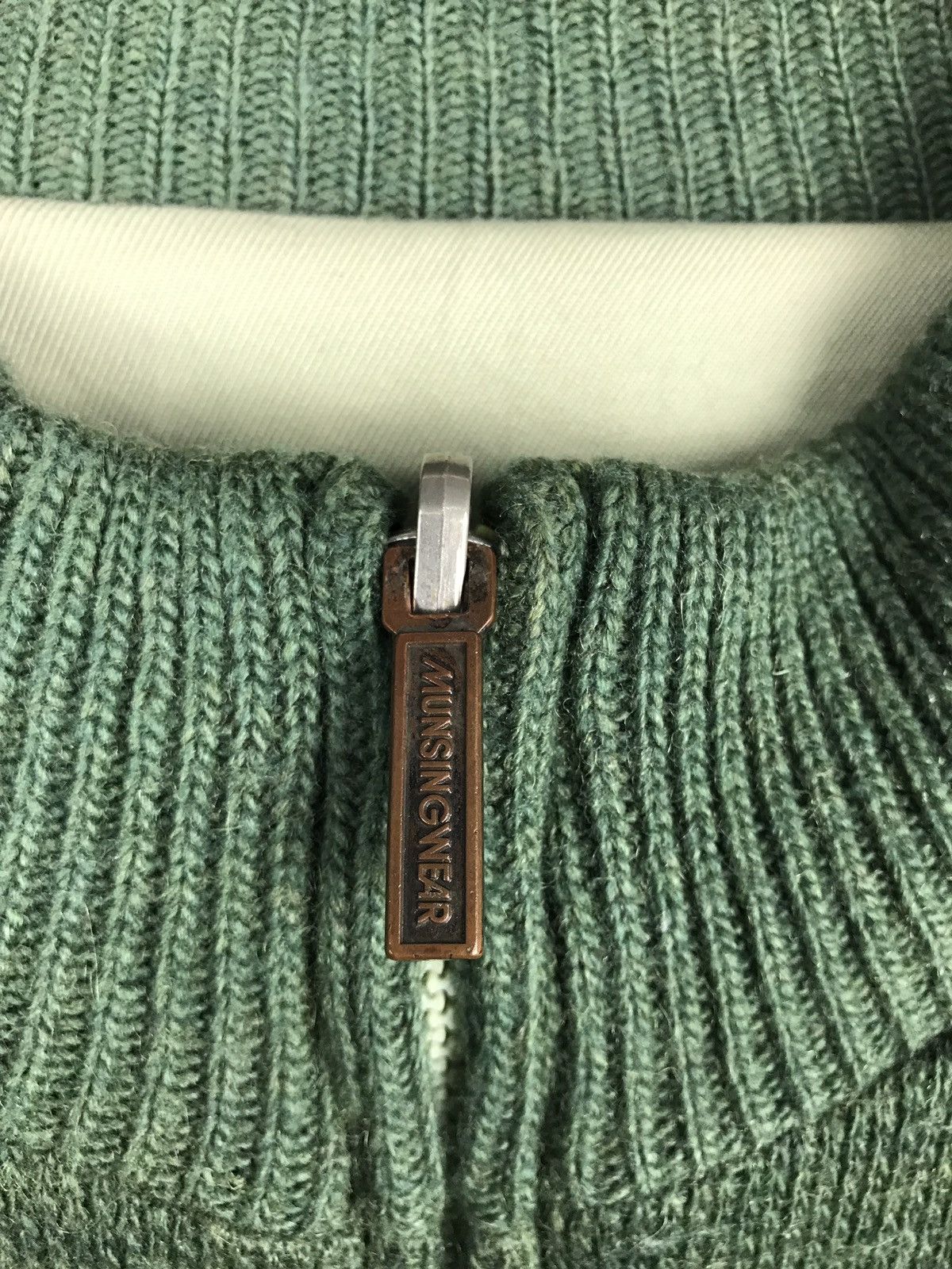 Japanese Brand × Vintage Vintage munsing wear riversible sweater Size US L / EU 52-54 / 3 - 5 Thumbnail