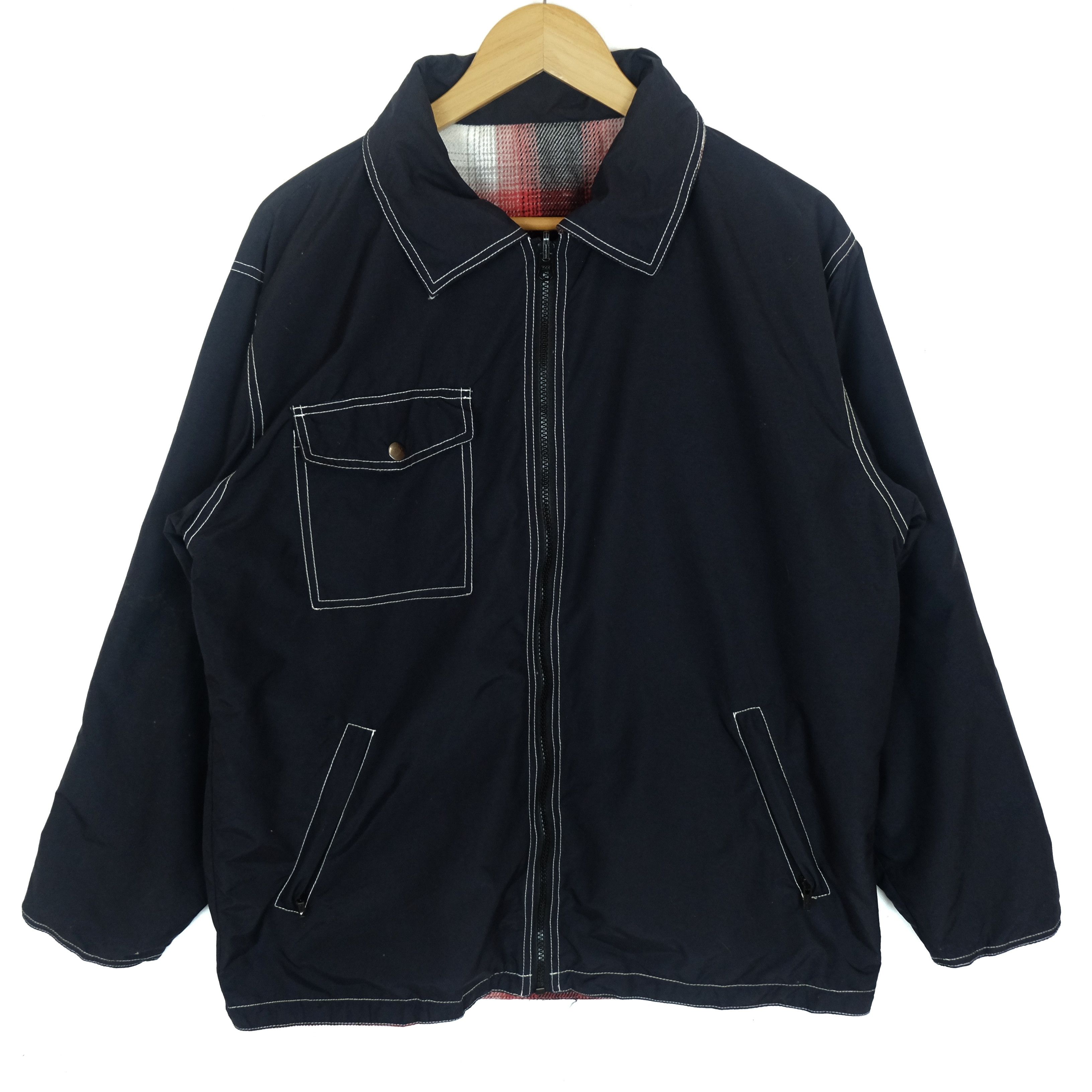 American Apparel 105 DENVER COLORADO Reversible Flannel Jacket Size US M / EU 48-50 / 2 - 8 Thumbnail