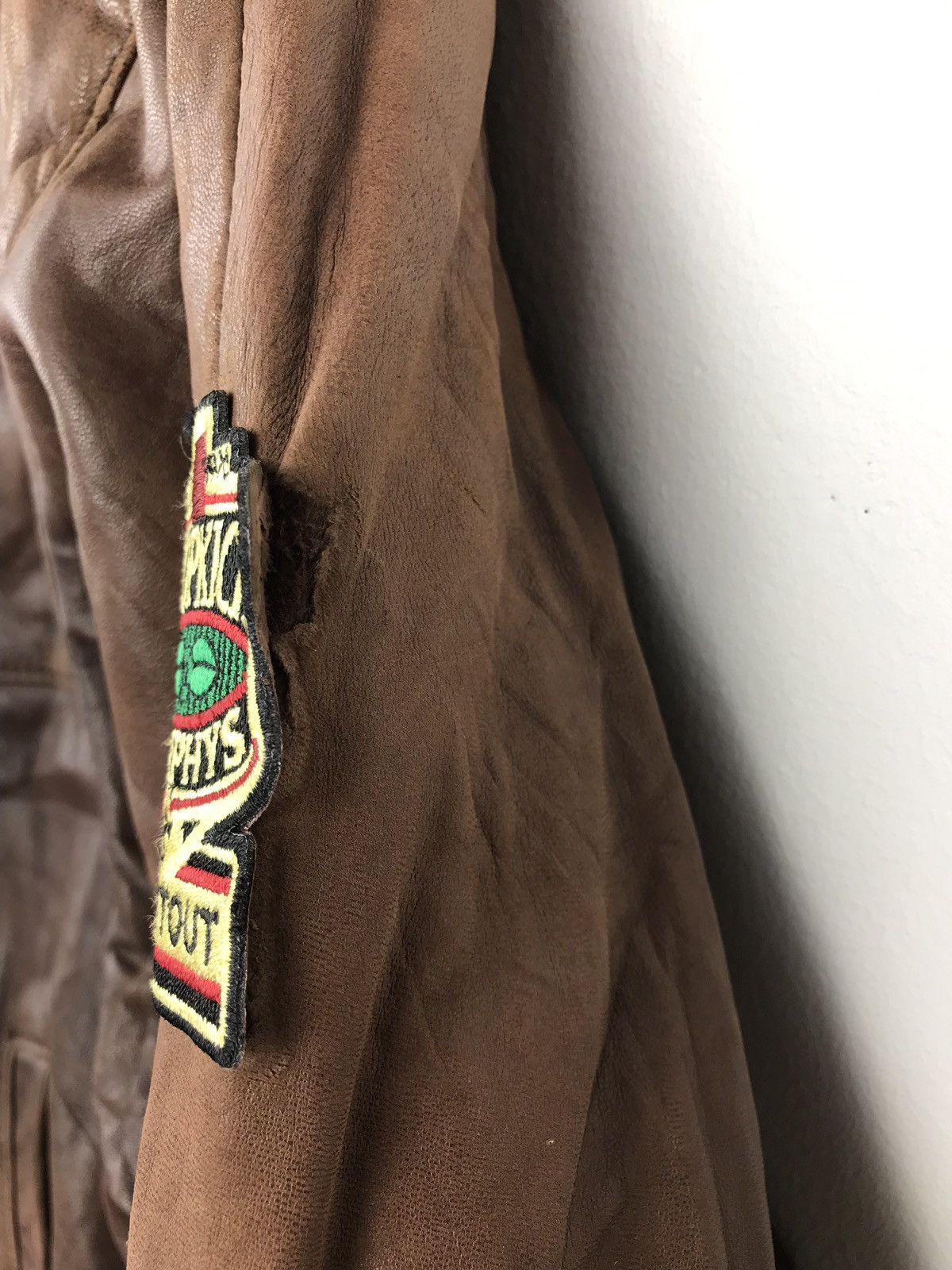 Japanese Brand × Vintage Vallemosso Leather Jacket Brown Colour Size US L / EU 52-54 / 3 - 4 Thumbnail