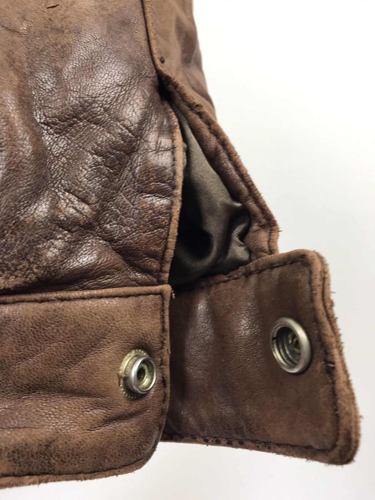 Japanese Brand × Vintage Vallemosso Leather Jacket Brown Colour Size US L / EU 52-54 / 3 - 7 Thumbnail