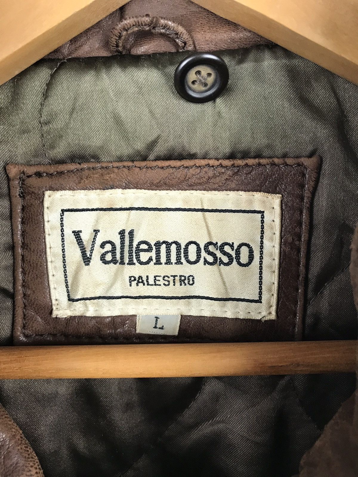 Japanese Brand × Vintage Vallemosso Leather Jacket Brown Colour Size US L / EU 52-54 / 3 - 5 Thumbnail
