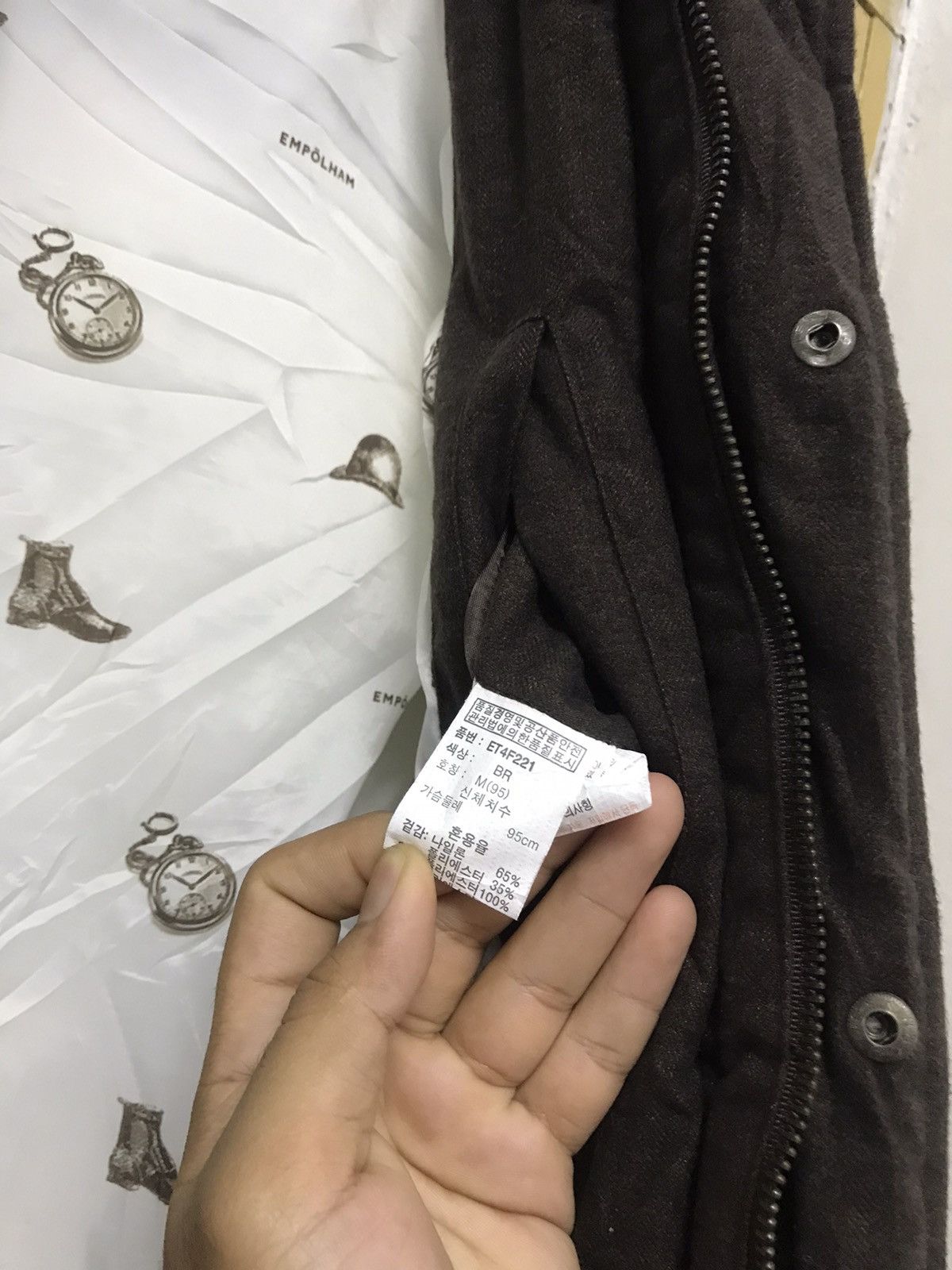 Japanese Brand Vintage Empolham Pocket Puffer Vest Jacket Size US M / EU 48-50 / 2 - 14 Thumbnail