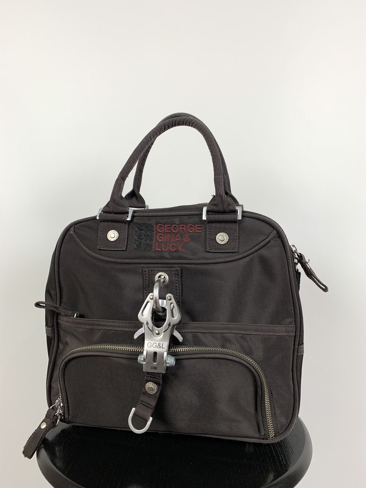 Japanese Brand Vintage George Gina&Lucy Boyling Cargo Bag Alyx Style Y2K Size ONE SIZE - 3 Thumbnail
