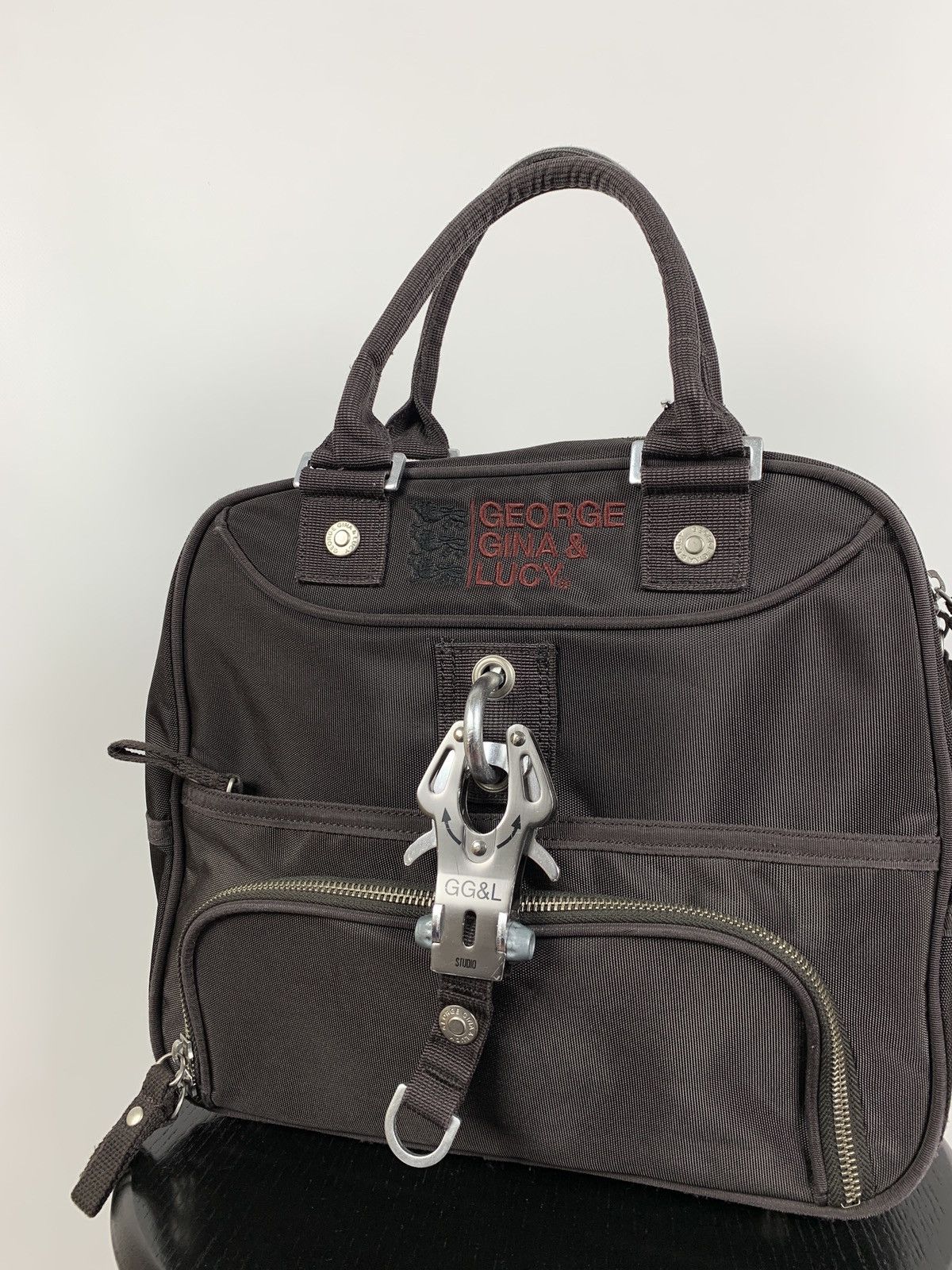 Japanese Brand Vintage George Gina&Lucy Boyling Cargo Bag Alyx Style Y2K Size ONE SIZE - 6 Thumbnail
