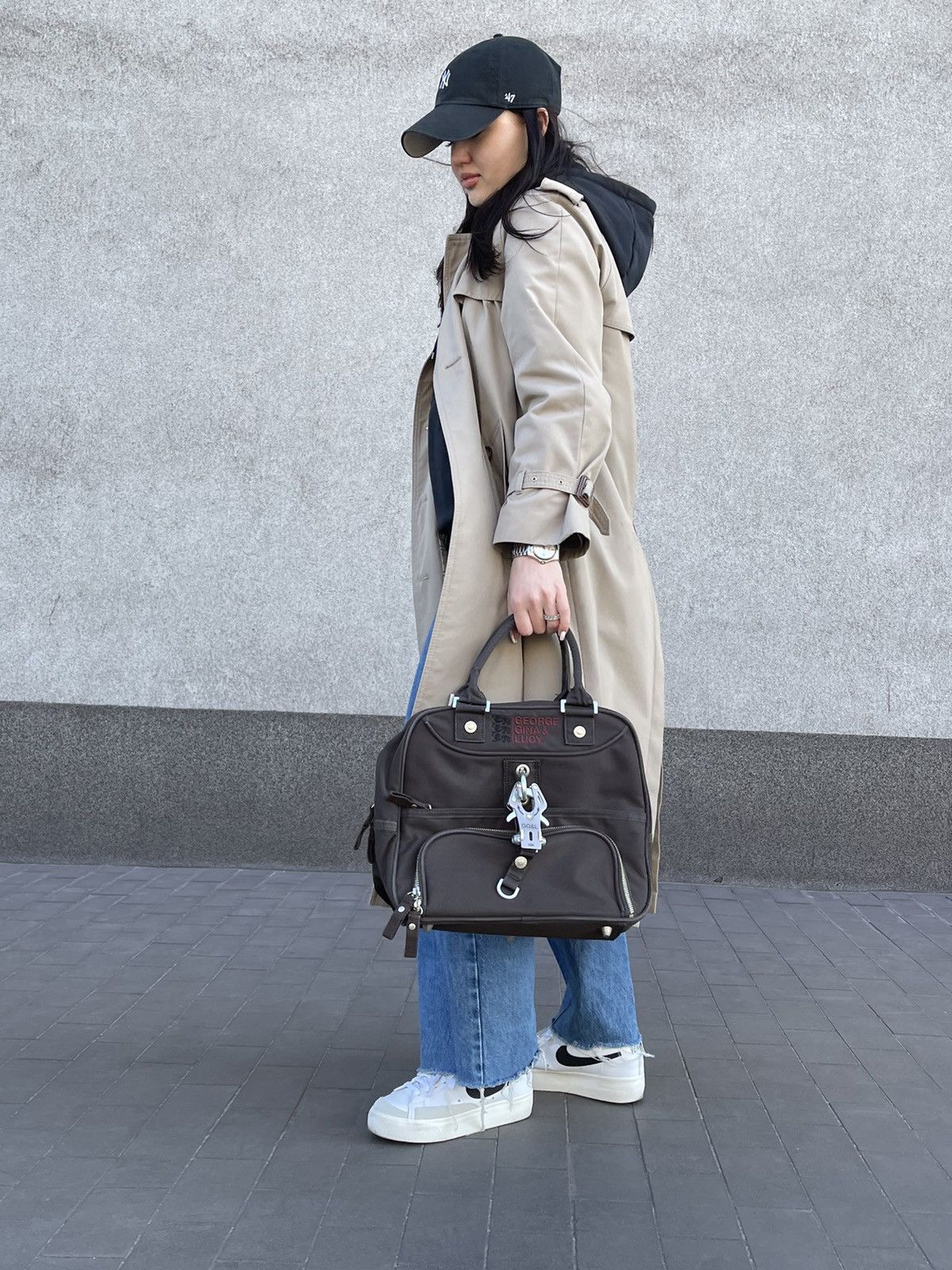 Japanese Brand Vintage George Gina&Lucy Boyling Cargo Bag Alyx Style Y2K Size ONE SIZE - 1 Thumbnail