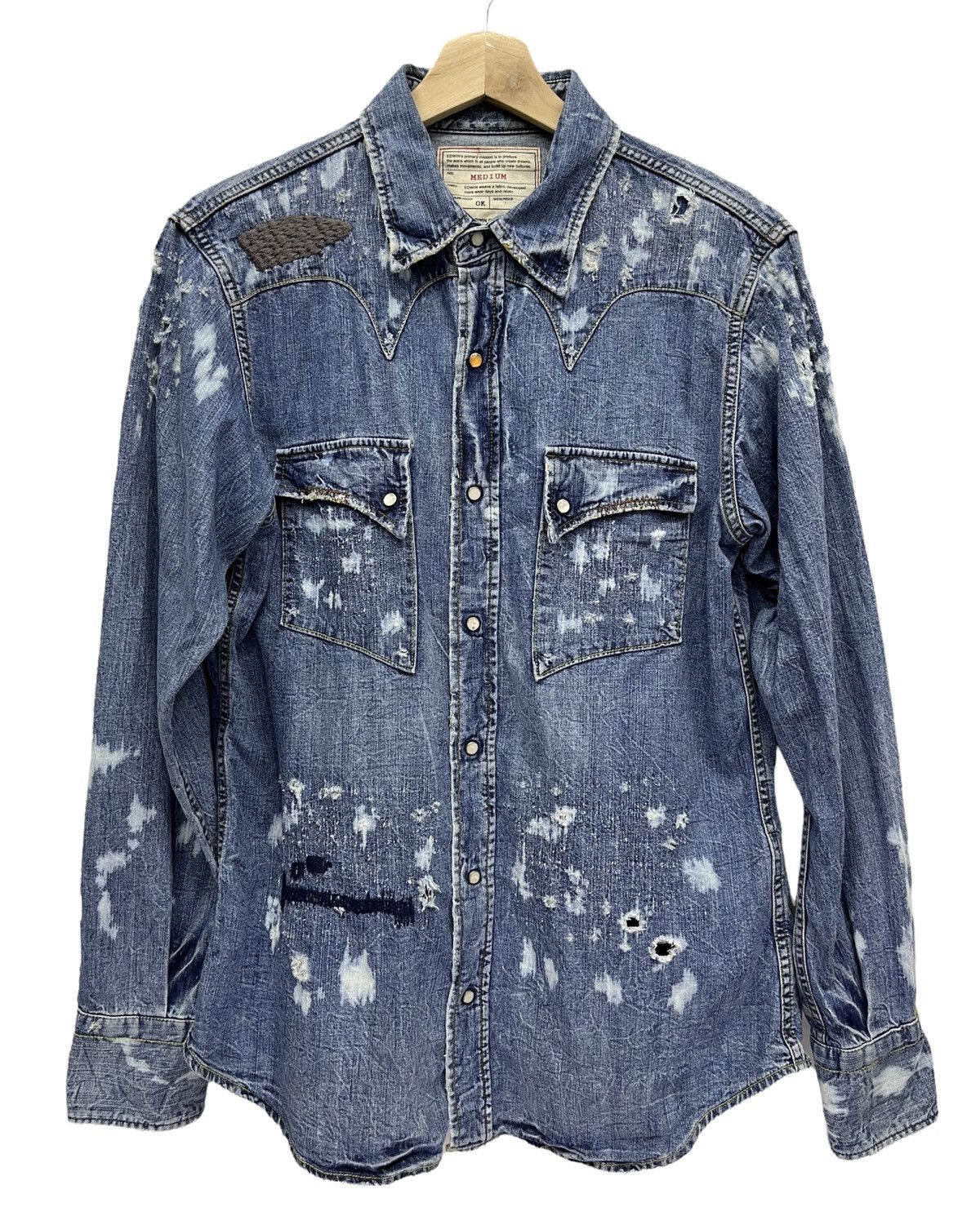 Edwin Edwin Grunge Acid Hole Shirt Kapital Homeless Vibe S Size US S / EU 44-46 / 1 - 2 Thumbnail