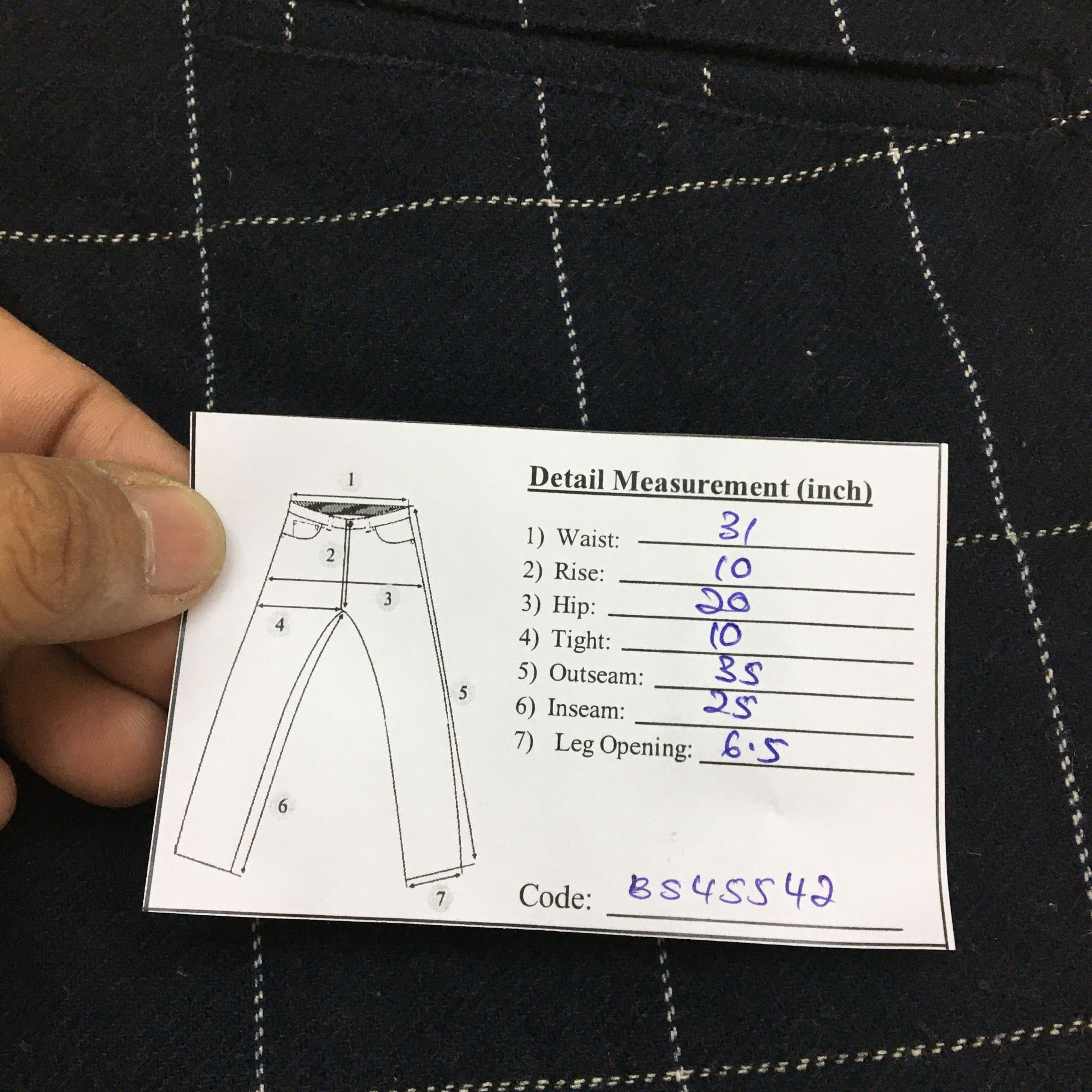 Japanese Brand × Vintage Superthanks Plaid Pants Japanese Tartan Wool Punk Style Size US 30 / EU 46 - 14 Thumbnail