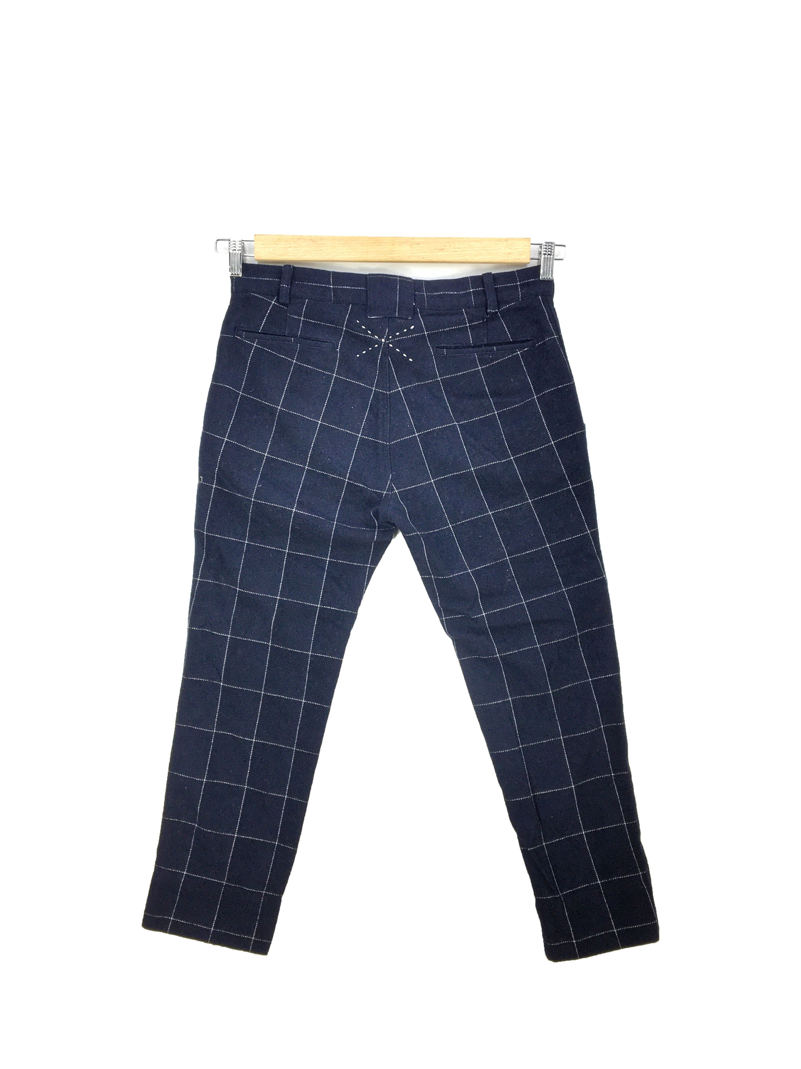 Japanese Brand × Vintage Superthanks Plaid Pants Japanese Tartan Wool Punk Style Size US 30 / EU 46 - 2 Thumbnail