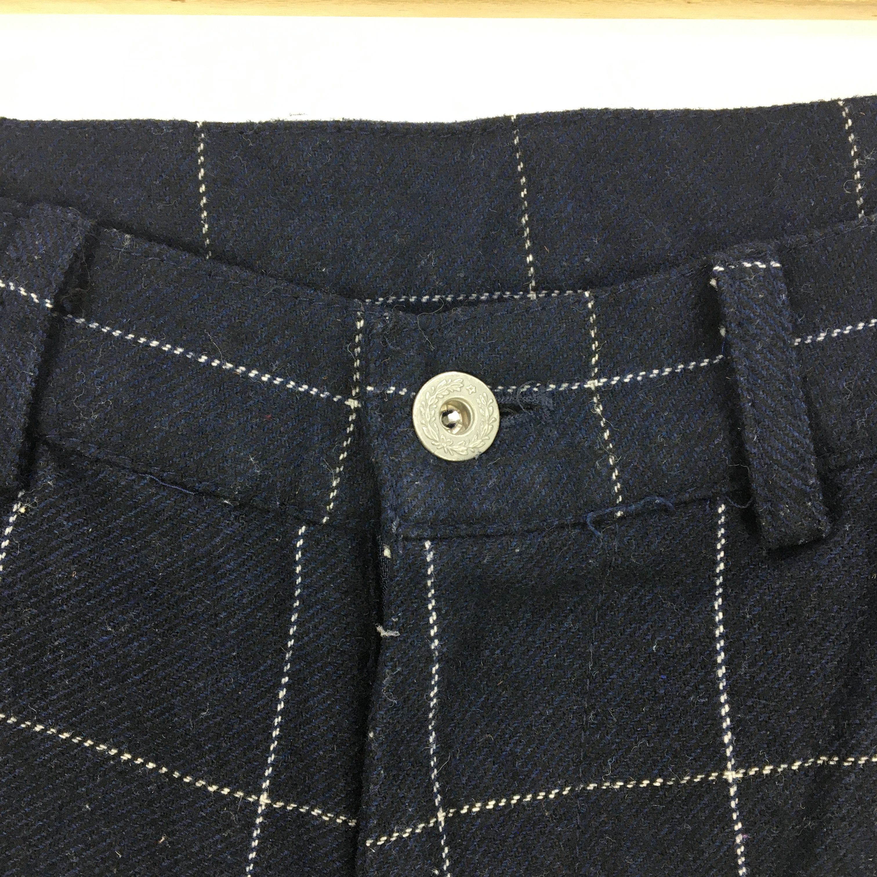 Japanese Brand × Vintage Superthanks Plaid Pants Japanese Tartan Wool Punk Style Size US 30 / EU 46 - 8 Thumbnail