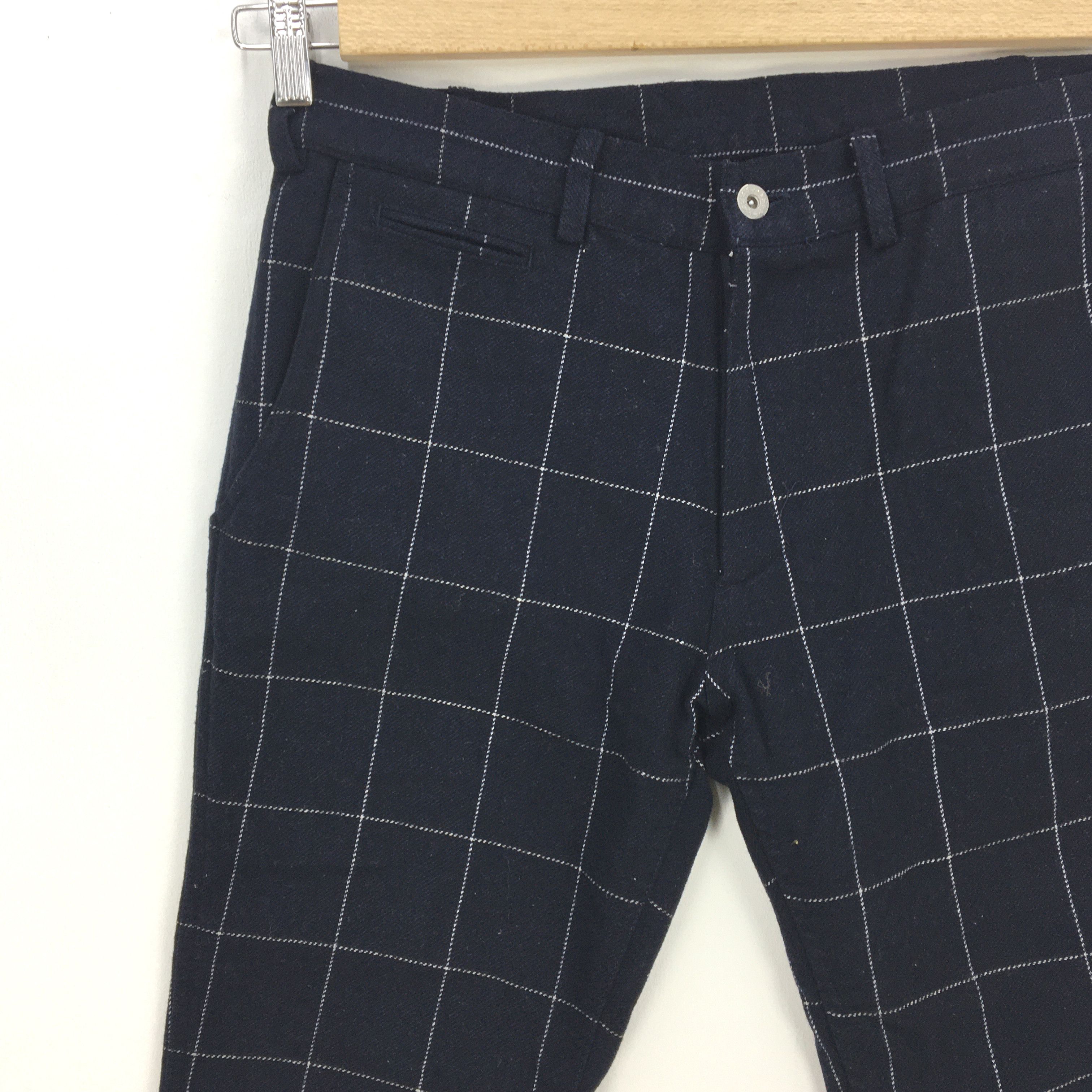 Japanese Brand × Vintage Superthanks Plaid Pants Japanese Tartan Wool Punk Style Size US 30 / EU 46 - 4 Thumbnail