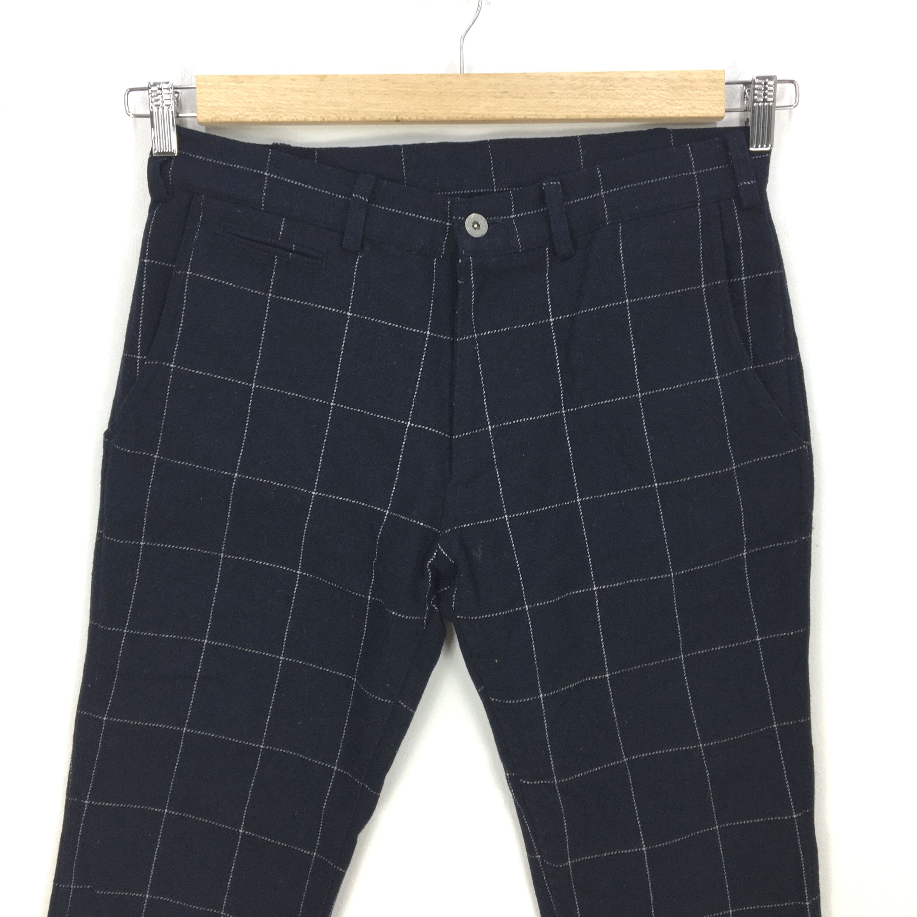 Japanese Brand × Vintage Superthanks Plaid Pants Japanese Tartan Wool Punk Style Size US 30 / EU 46 - 3 Thumbnail