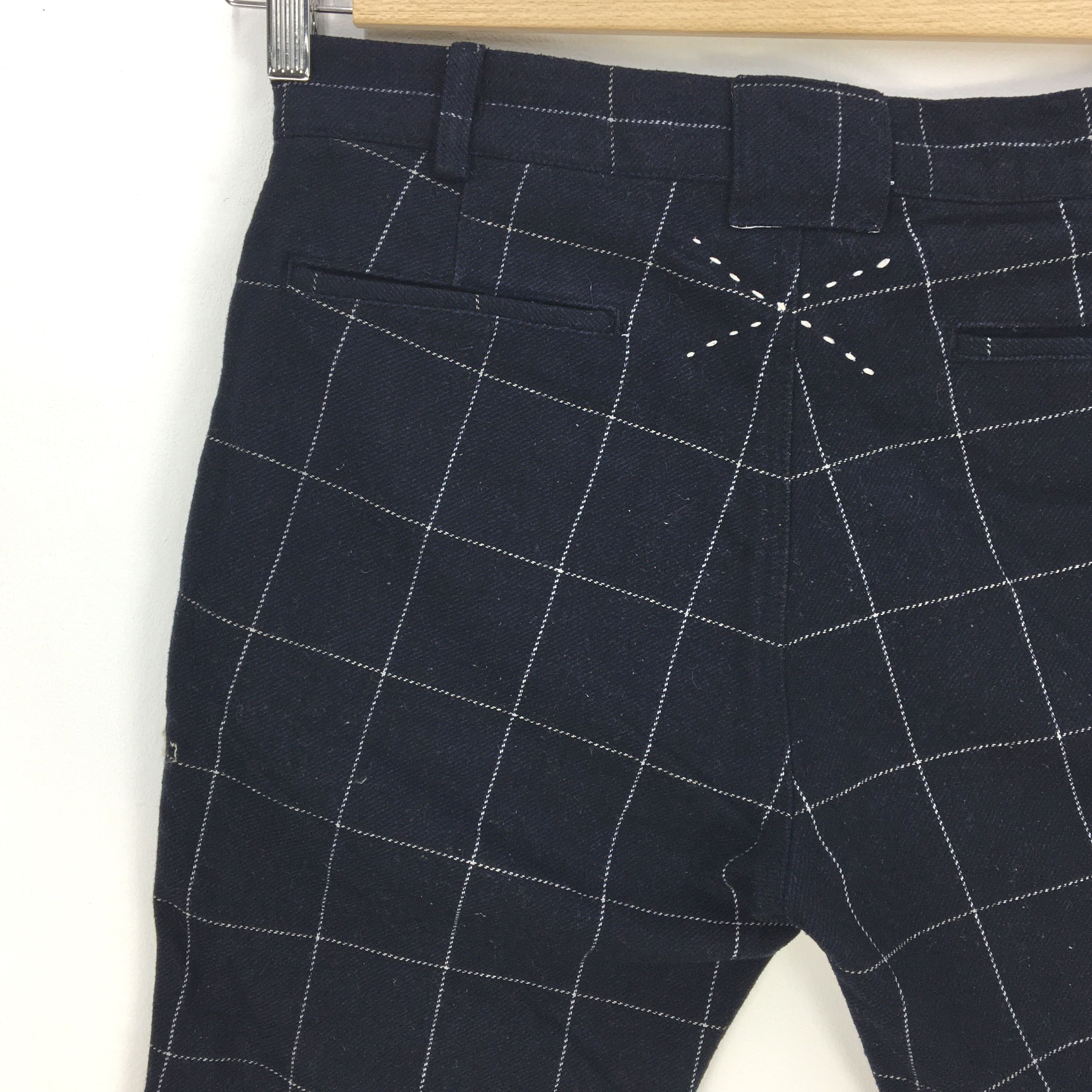 Japanese Brand × Vintage Superthanks Plaid Pants Japanese Tartan Wool Punk Style Size US 30 / EU 46 - 9 Thumbnail
