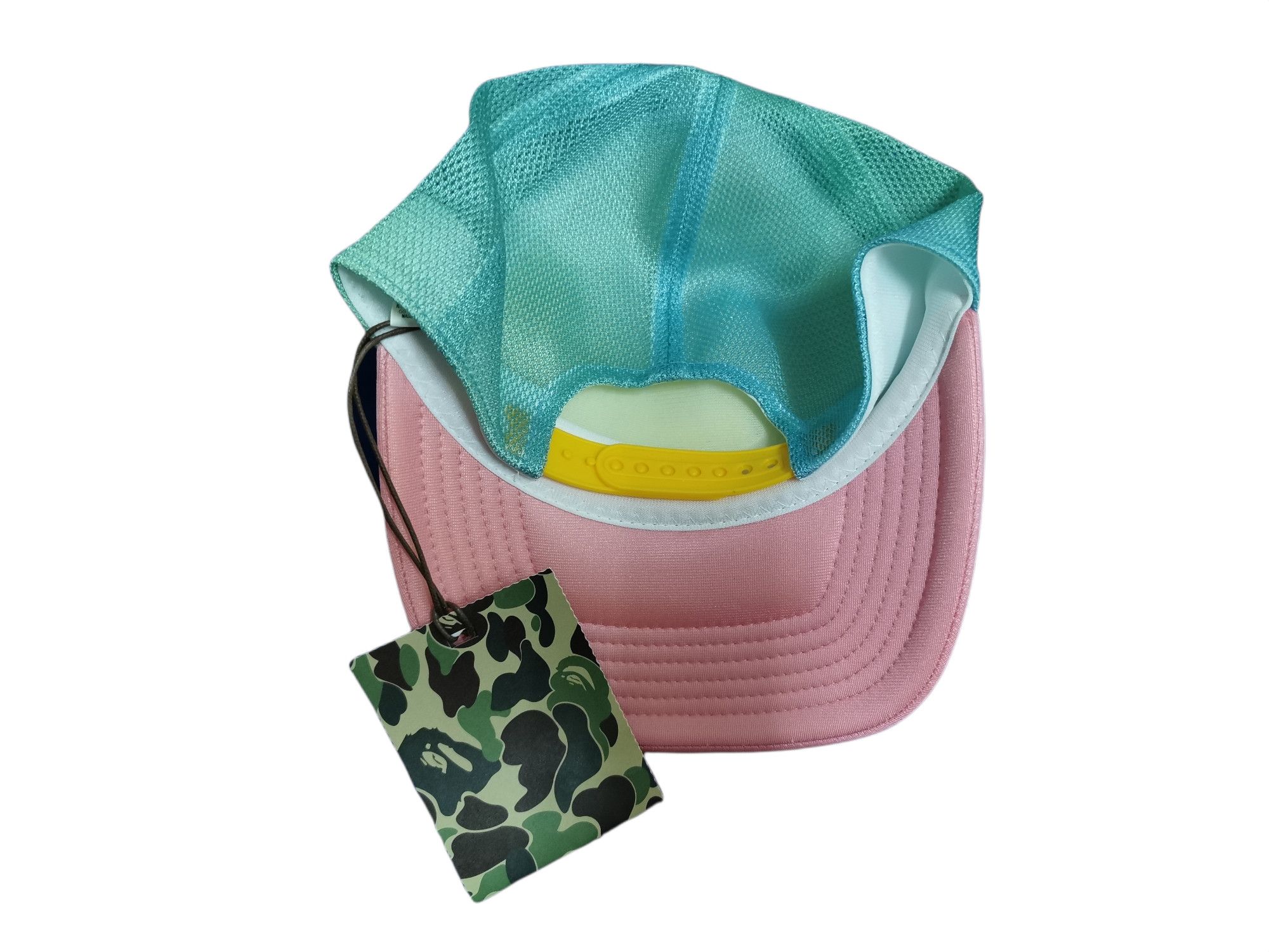 Bape A Bathing Ape OG Bape Cotton Candy Trucker Hat Size ONE SIZE - 3 Thumbnail