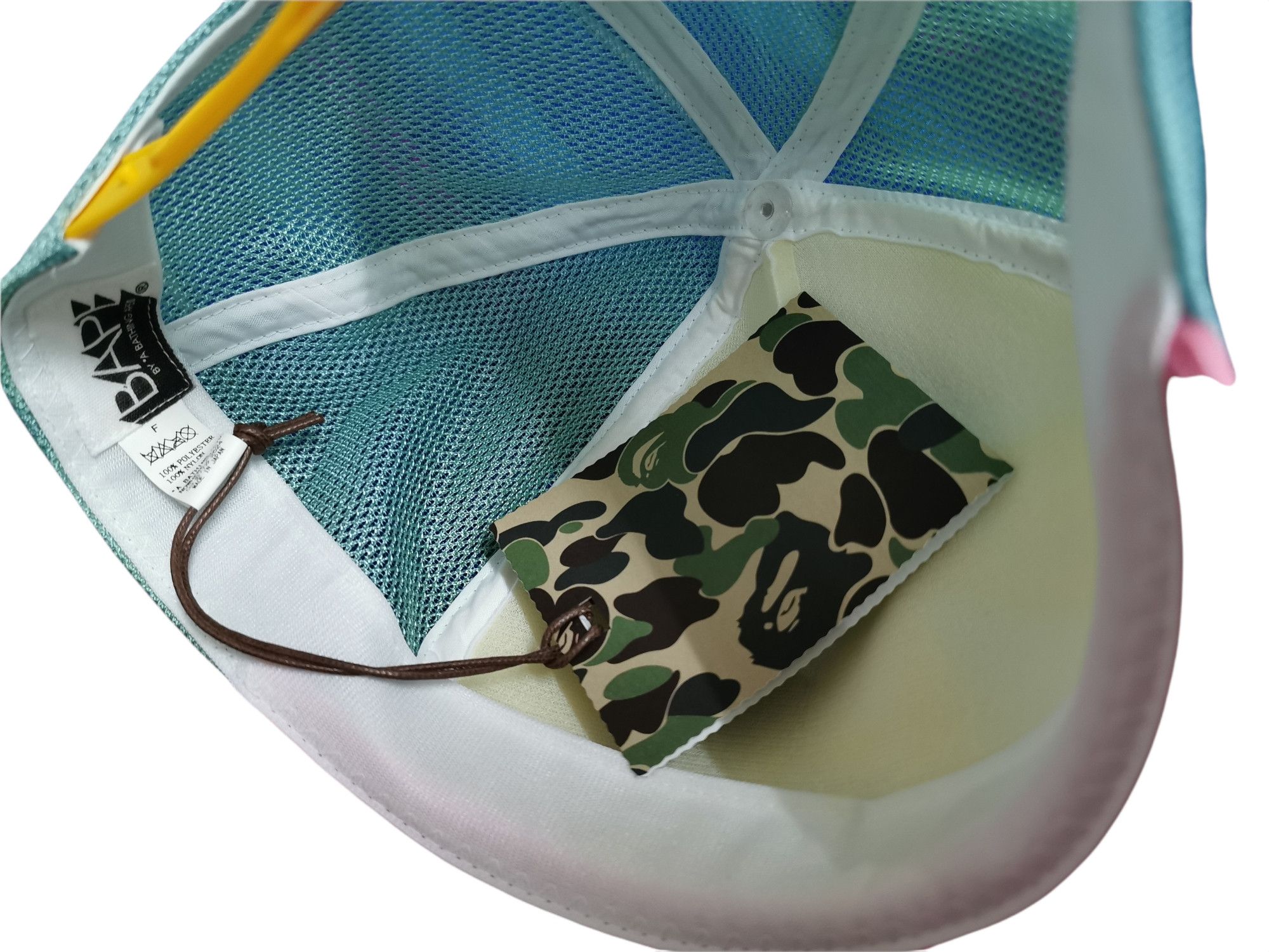 Bape A Bathing Ape OG Bape Cotton Candy Trucker Hat Size ONE SIZE - 4 Thumbnail